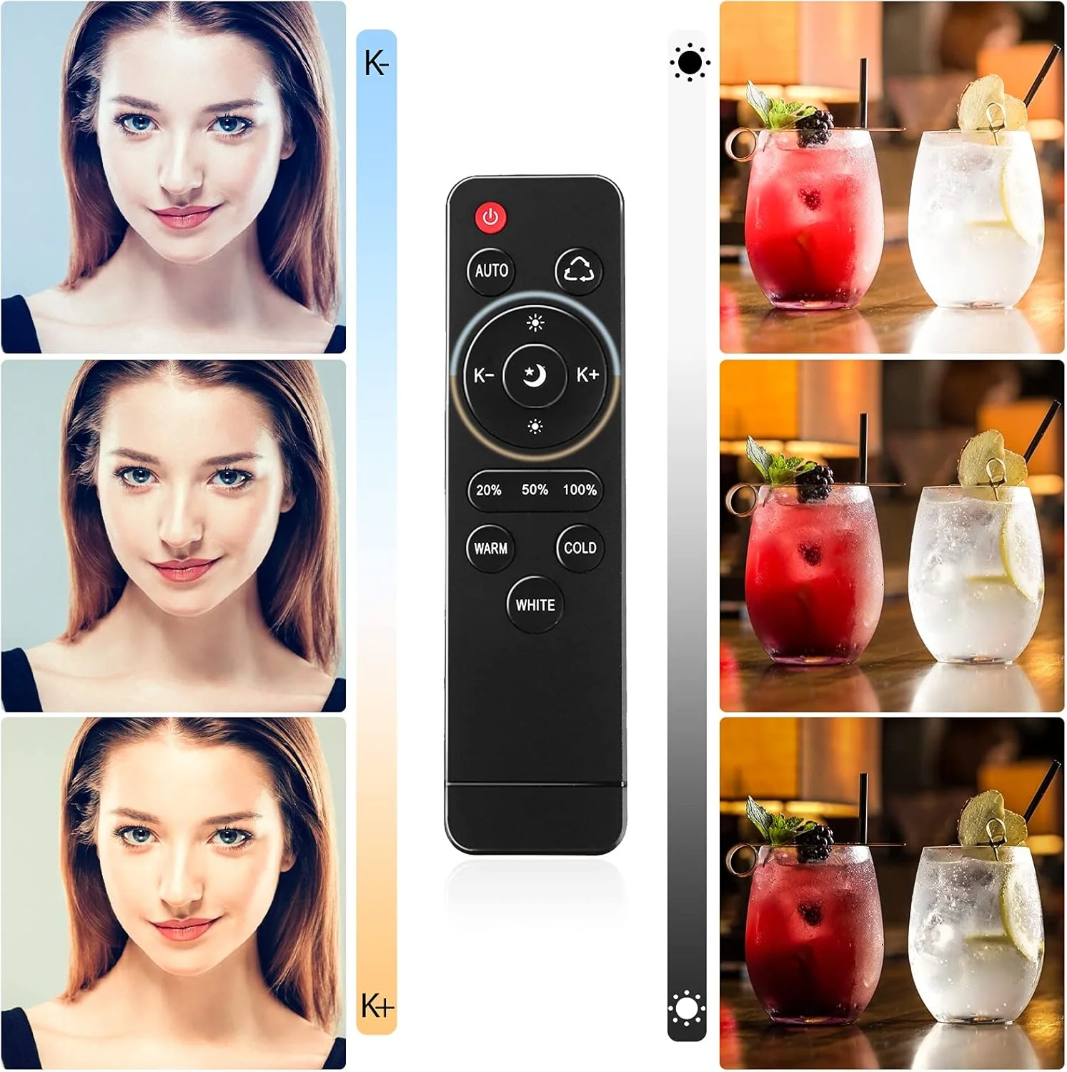 کیت نورپردازی استودیویی Morelian شامل: نور LED دو رنگ 85 واتی (2800K-5700K) * 3 + سافت باکس 50x70 سانتی متر * 3 + پایه نور 2 متری * 3 + بازوی بوم * 1 + کنترل از راه دور * 3