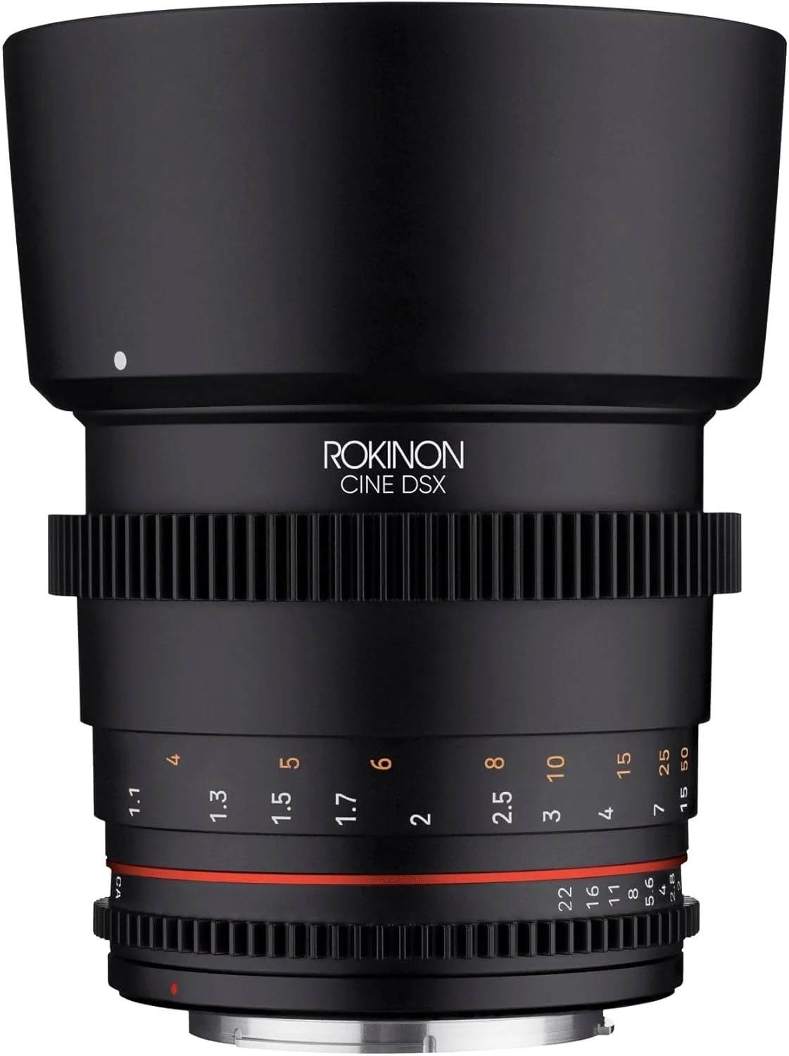 لنز سینمایی 85mm T1.5 با سرعت بالا و فول فریم Rokinon DSX برای Sony E