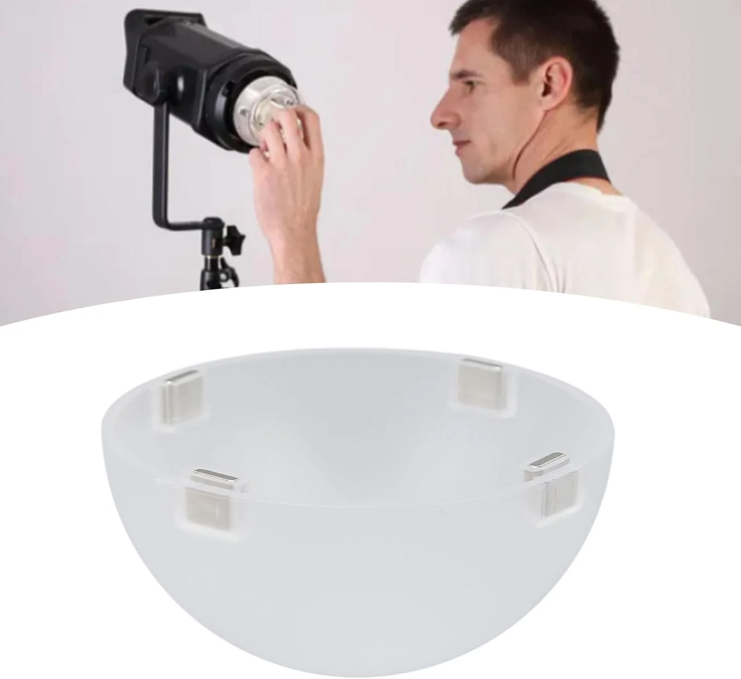 دیفیوزر فلاش گنبدی Marhynchus با اثر نور ملایم و پخش کننده نور با جذب مغناطیسی برای V1 V1-S V1-N V1-C V1-F H200R AD200 AD200Pro