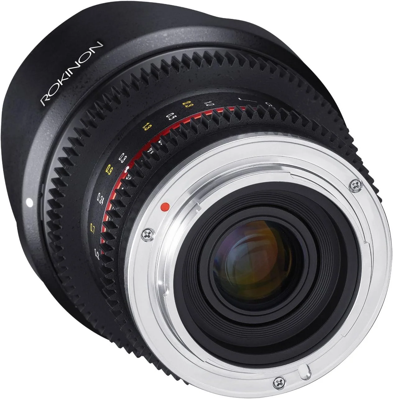 لنز سینمایی ثابت 12 میلی‌متری Rokinon Cine Cv12M-E T2.2 برای دوربین‌های Sony E-Mount و سایر دوربین‌ها، سایز واحد