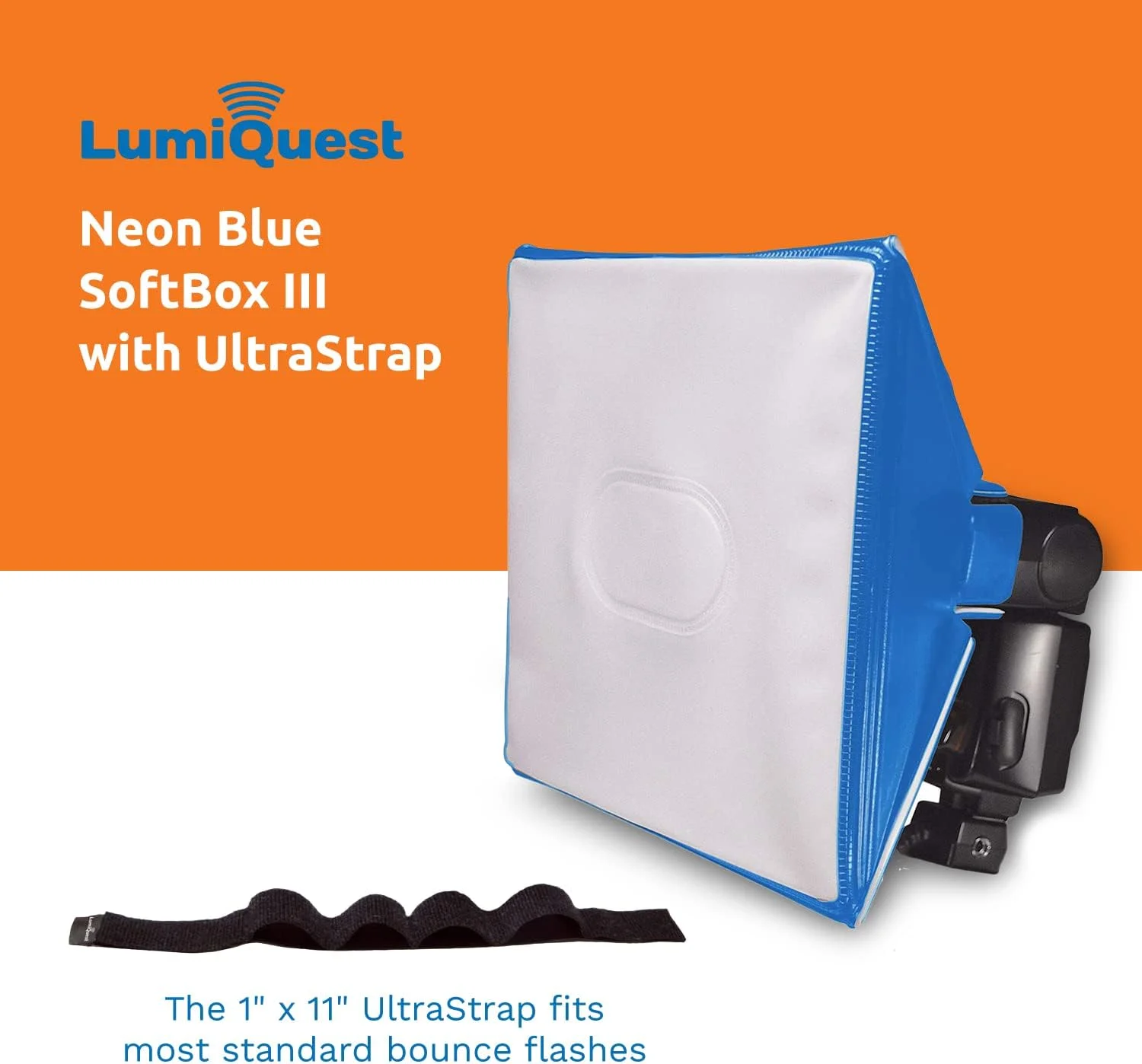 مجموعه سافت باکس III LumiQuest با بند UltraStrap - پخش کننده نور فلاش، سافت باکس نور، منبع نور را بزرگتر می کند - ایده آل برای مطبوعات و سایر صحنه های با حرکت سریع (آبی نئون) مجموعه سافت باکس III LumiQuest با بند UltraStrap - پخش کننده نور فلاش، سافت باکس نور، منبع نور را بزرگتر می کند - ایده آل برای مطبوعات و سایر صحنه های با حرکت سریع (آبی نئون)