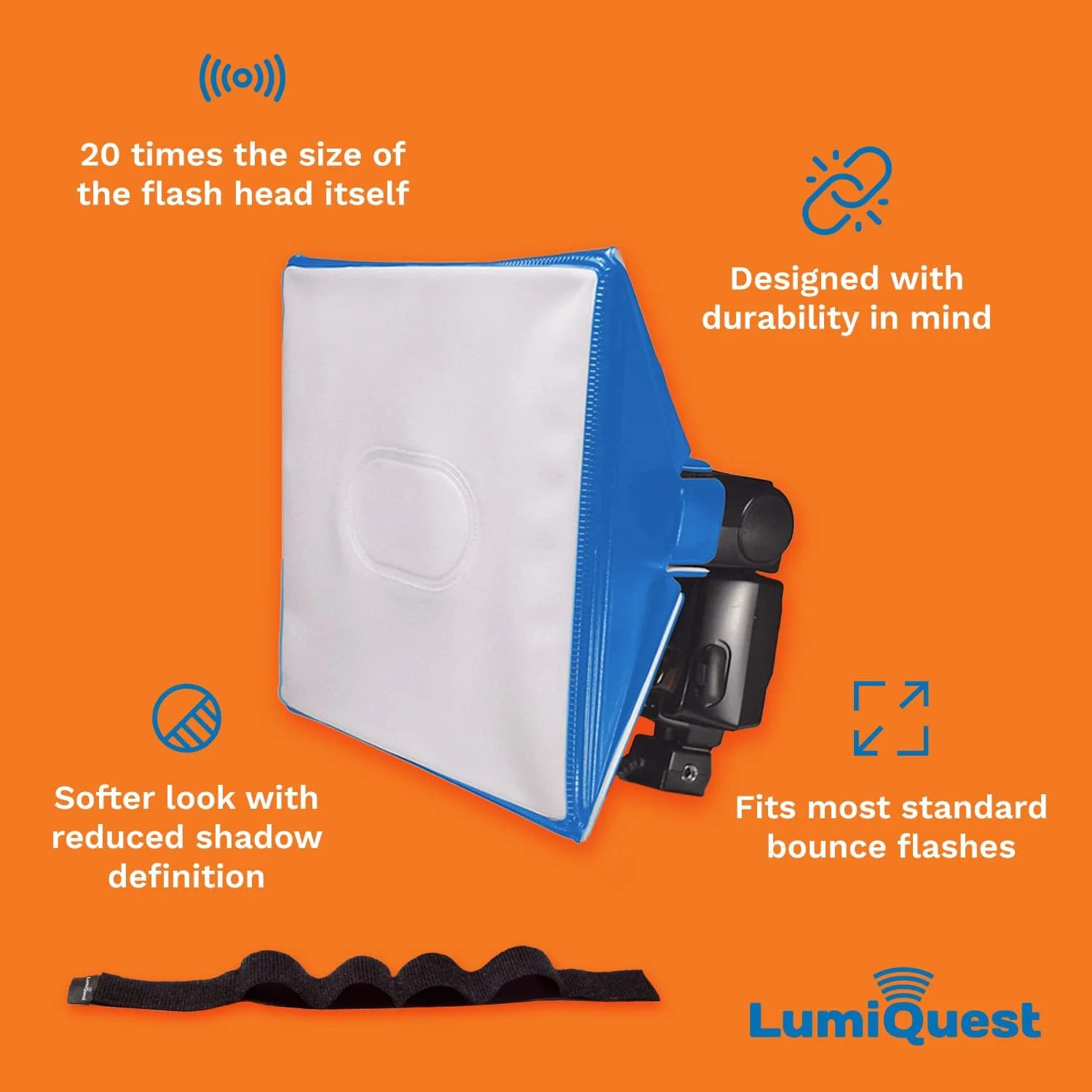 مجموعه سافت باکس III LumiQuest با بند UltraStrap - پخش کننده نور فلاش، سافت باکس نور، منبع نور را بزرگتر می کند - ایده آل برای مطبوعات و سایر صحنه های با حرکت سریع (آبی نئون) مجموعه سافت باکس III LumiQuest با بند UltraStrap - پخش کننده نور فلاش، سافت باکس نور، منبع نور را بزرگتر می کند - ایده آل برای مطبوعات و سایر صحنه های با حرکت سریع (آبی نئون)