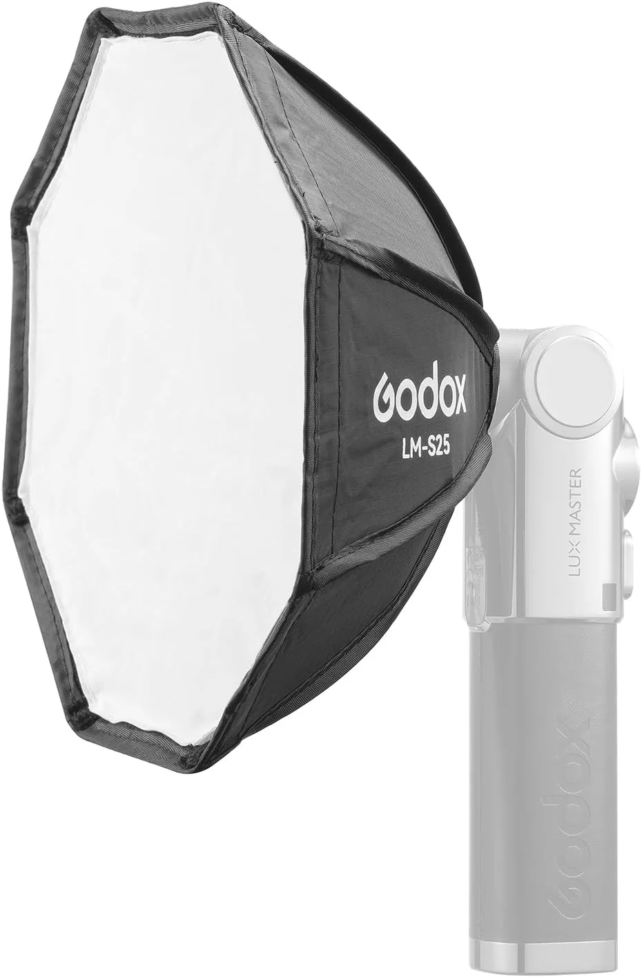 دیفیوزر سافت باکس هشت ضلعی کوچک گودکس مدل LM-S25 سازگار با فلاش دوربین رترو گودکس Lux Master