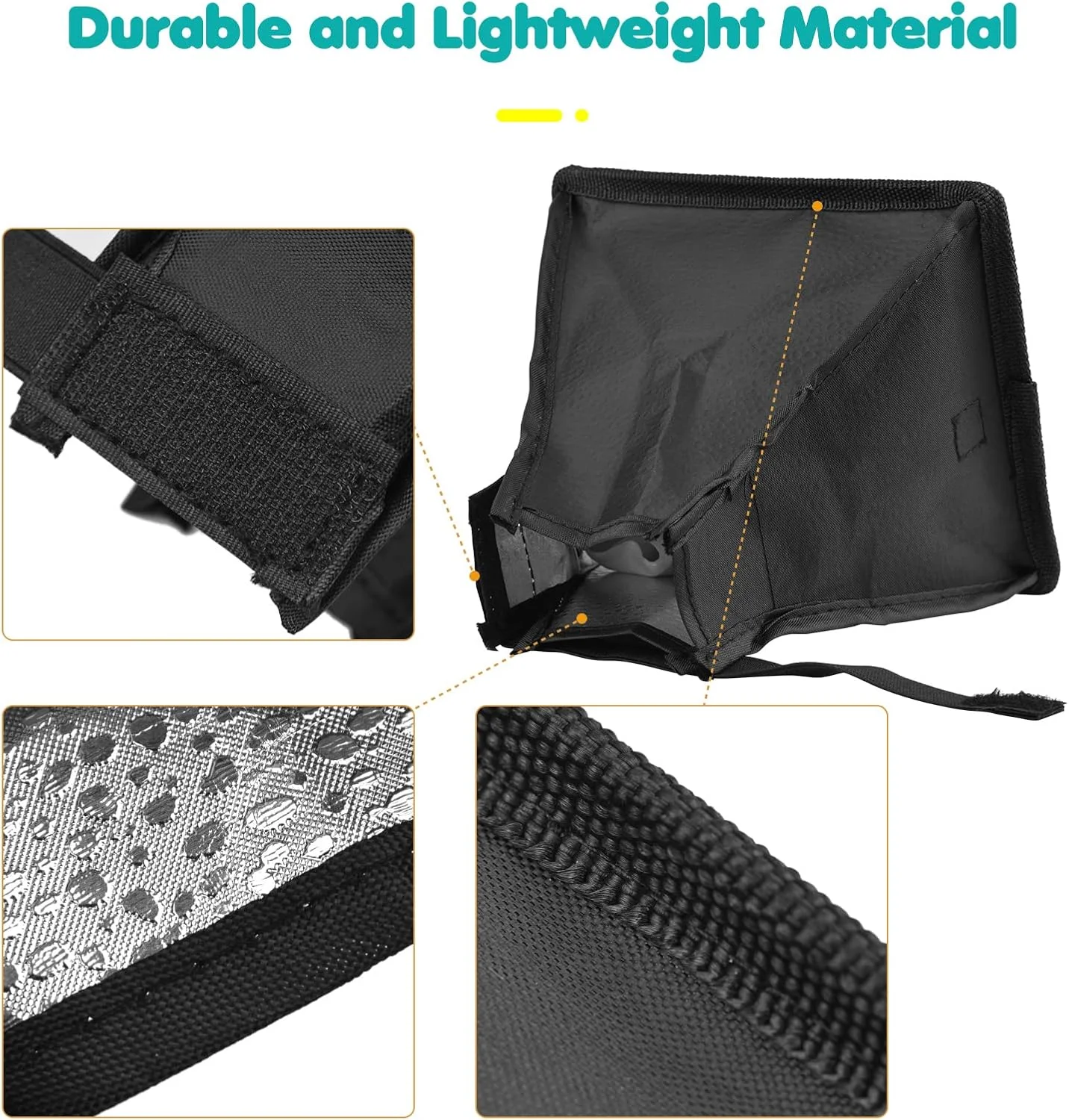 لابیموس سافت باکس فلاش دوربین کوچک یونیورسال تاشو 17 * 15 سانتی متر با کیف حمل، جایگزین فلاش های روی دوربین نیکون