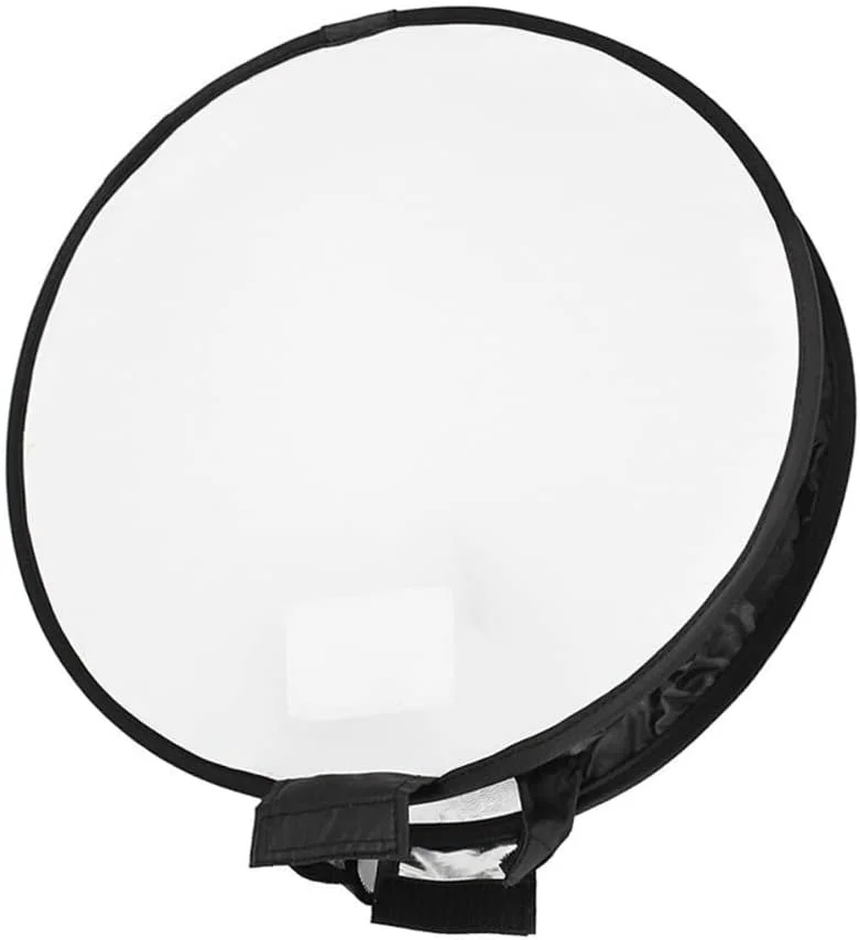 لایت باکس گرد قابل حمل Labymos با قطر 400 میلی متر، نور نرم و تاشو برای فلاش