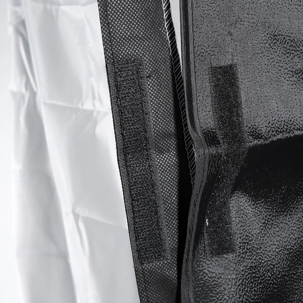 کیت نورپردازی استودیویی عکاسی Labymos شامل چادر نور، 2 عدد لامپ 135 وات، 2 عدد پایه نور، 2 عدد سافت باکس و 1 عدد کیف حمل مناسب عکاسی پرتره و محصول با دوشاخه UK و ولتاژ 220 ولت