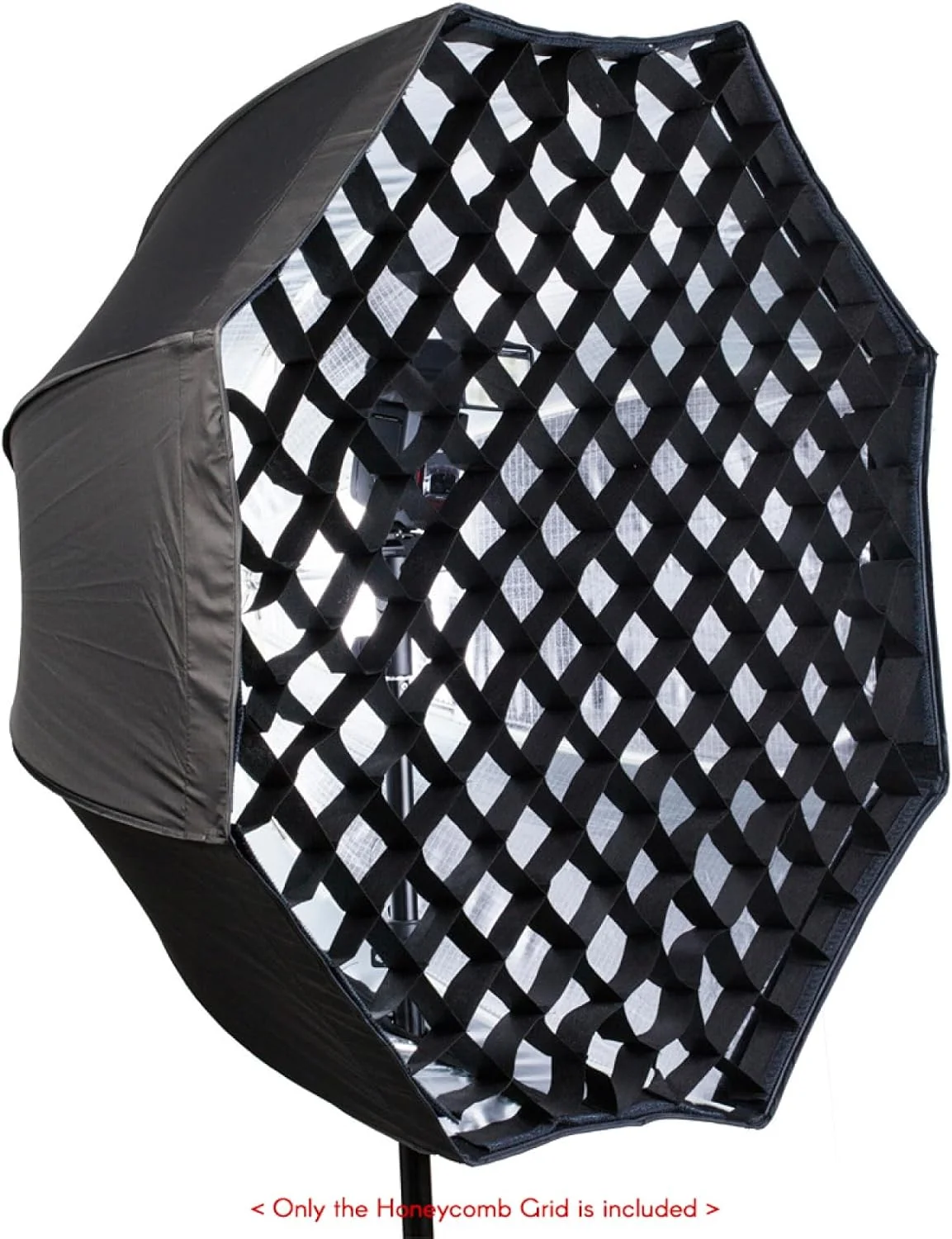 لابیموس سافت باکس هشت ضلعی عکاسی 80 سانتی متری به همراه گرید لانه زنبوری مشکی