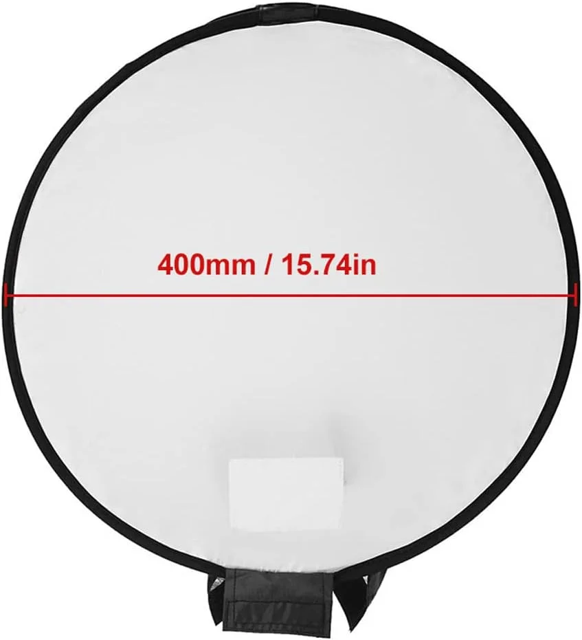 لایت باکس گرد قابل حمل Labymos با قطر 400 میلی متر، نور فلاش نرم و تاشو