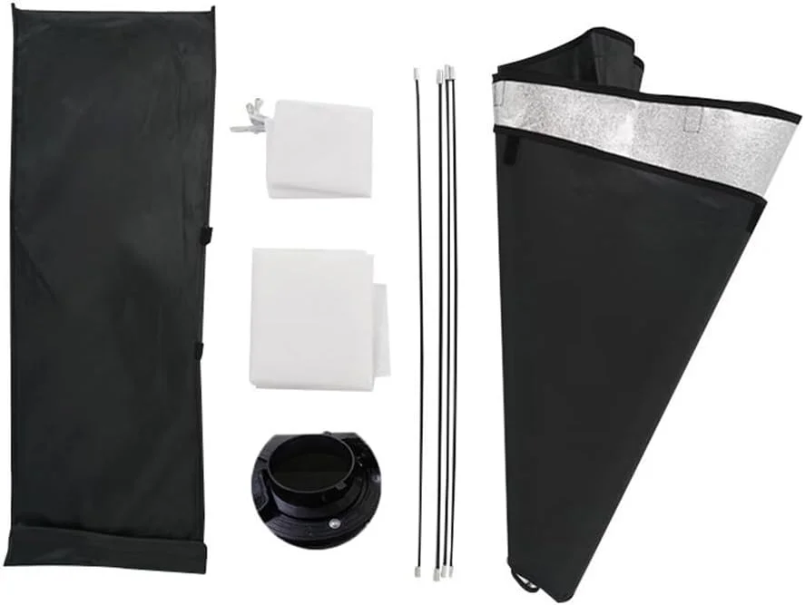 لابیموس سافت باکس مربعی 60 * 90 سانتی متر با مانت بوئنز، پارچه جداشدنی و کیف حمل برای عکاسی استودیویی، پرتره، عکاسی از محصول و پخش زنده