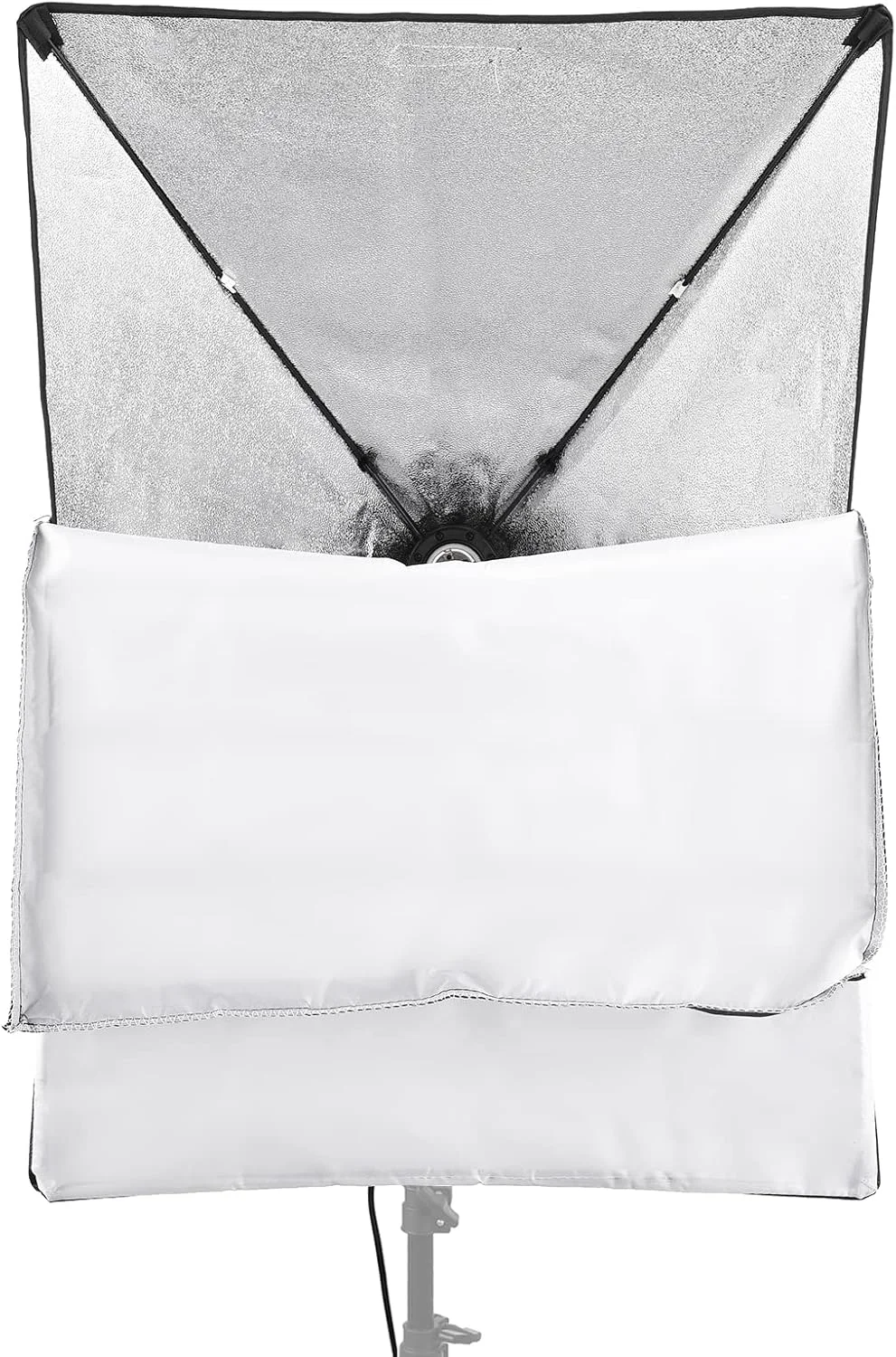 کیت نورپردازی استودیویی Labymos Studio Pgraphy شامل سافت باکس 50x70 سانتی‌متری + چراغ LED دو رنگ با توان 45 وات و دمای رنگ 3200K-5600K + کنترل از راه دور برای پرتره استودیویی، محصول و ویدیو