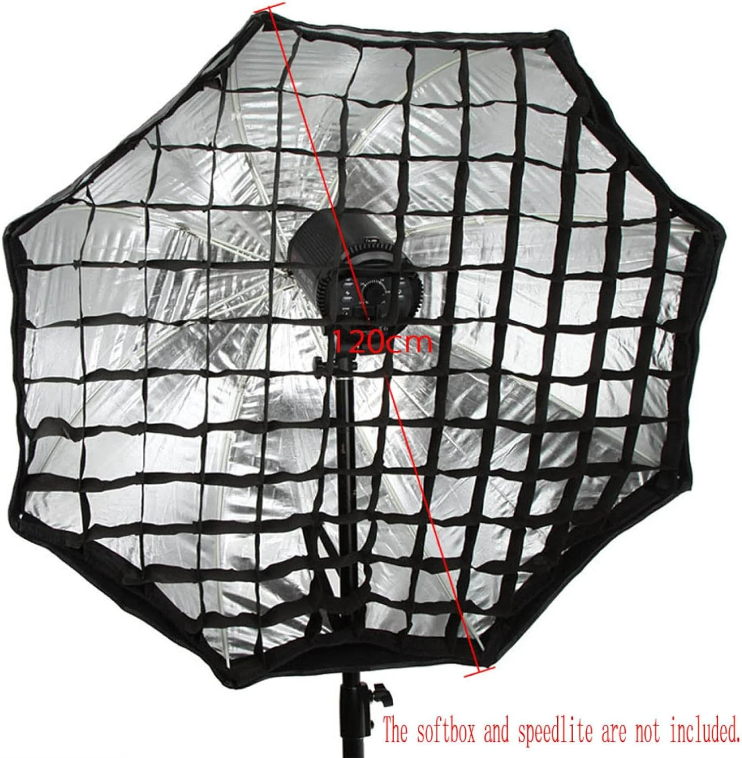 لانه زنبوری عکاسی Labymos برای سافت باکس چتری هشت ضلعی 120 سانتی متری / 47 اینچی استودیویی/فلاش