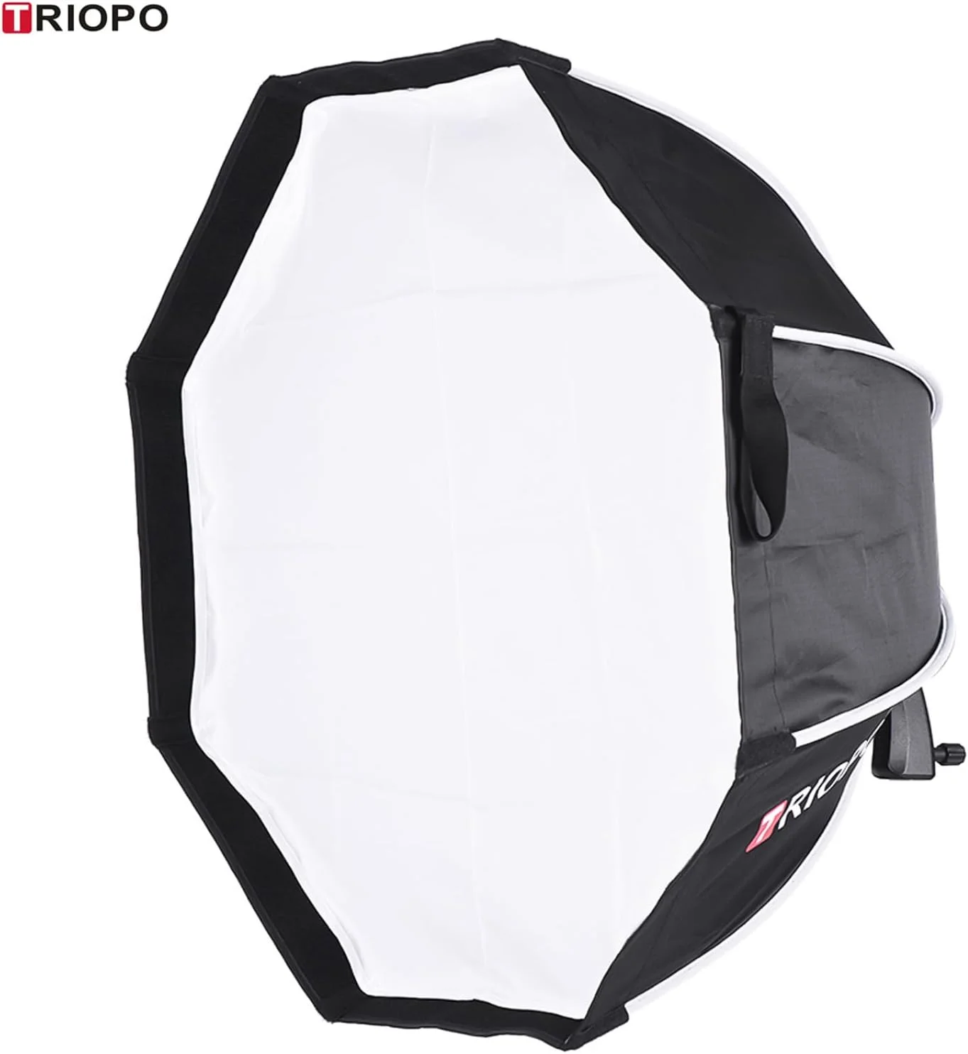 لابیموس سافت باکس هشت ضلعی تاشو 65 سانتی متری 8 میله ای با پارچه نرم و دسته برای فلاش های روی دوربین