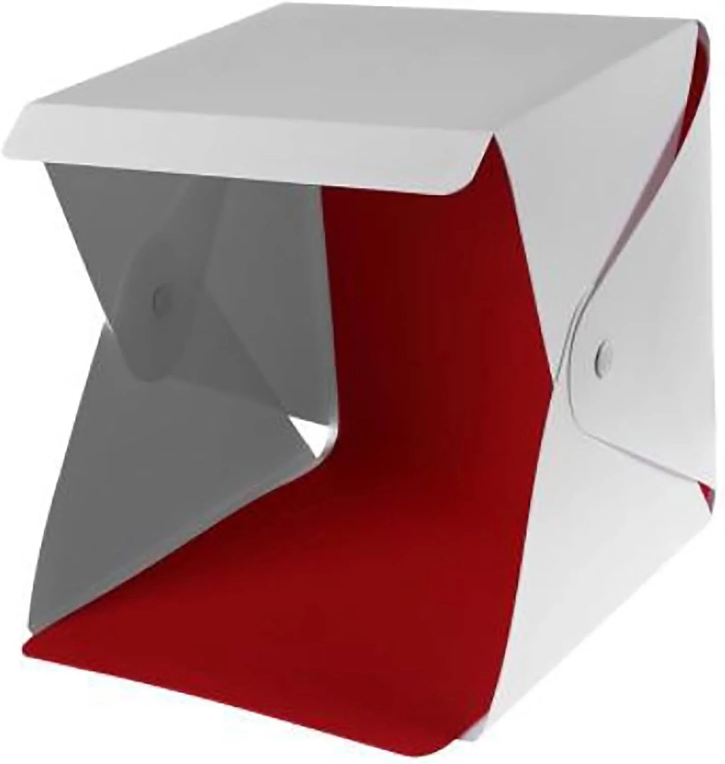 جعبه استودیویی نور تاشو 285 * 230 * 50 میلی‌متری، مینی جعبه نور عکاسی تاشو سافت‌باکس، جعبه نور ال‌ای‌دی 35 قابل تنظیم با 4 پارچه عکاسی EVA