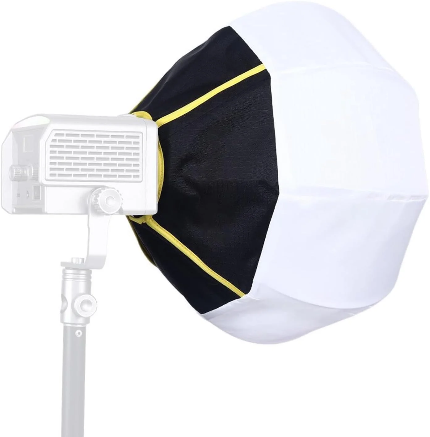 نرم باکس پخش کننده نور 270 درجه همه جهته Jiawu برای COB -LED - نور استودیویی ویدئویی، کیف ذخیره سازی Arrow Lantern Softbox برای عکاسی و ولاگ، طراحی RIBS مقاوم