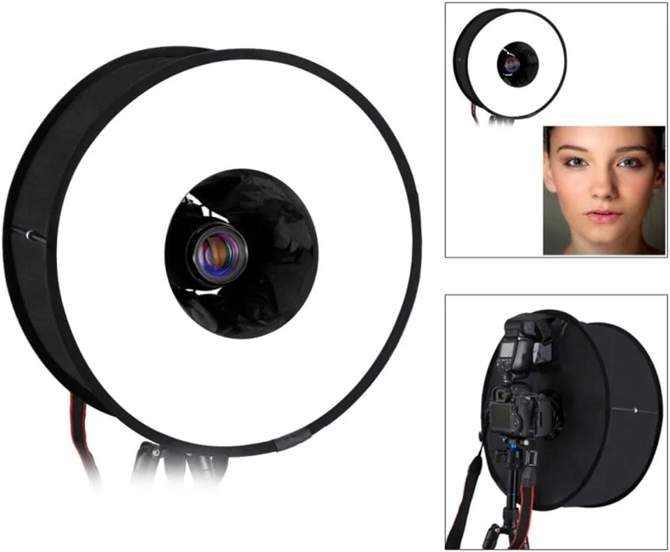 نرم باکس فلاش اسپیدلایت گرد 450 میلی متری تاشو برای عکاسی