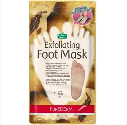 ماسک لایه بردار پا Purederm برای داشتن پاهایی نرم و از بین بردن پینه و پوست های مرده ماسک لایه بردار پا Purederm برای داشتن پاهایی نرم و از بین بردن پینه و پوست های مرده