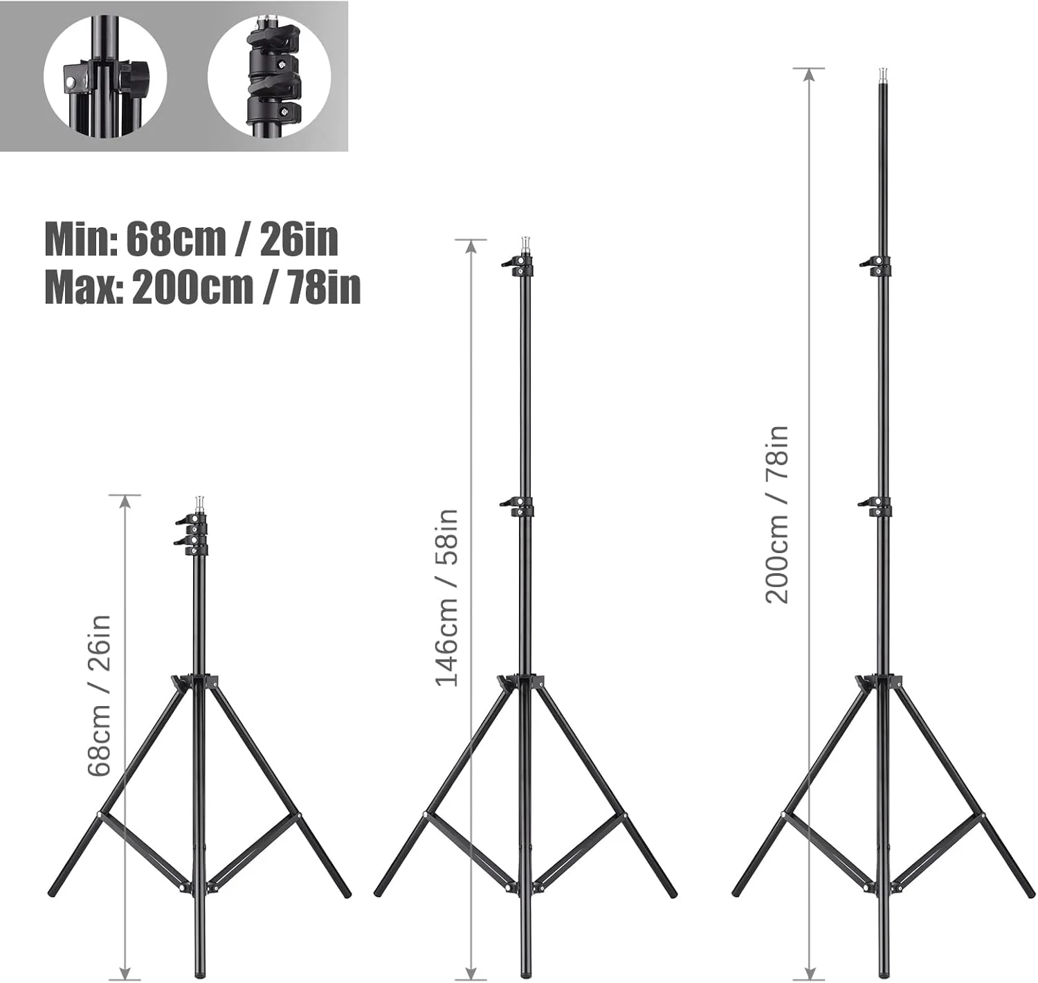 کیت سافت باکس عکاسی استودیویی Irovami با سافت باکس 50x70 سانتی متر * 2 + پایه سه پایه فلزی 2 متری * 2 برای پخش زنده، پرتره، عکس محصول و فیلم