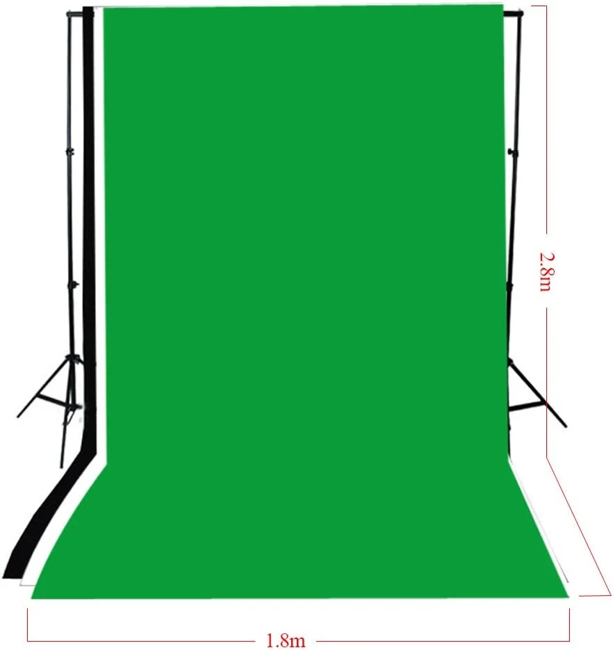 کیت نورپردازی سافت باکس عکاسی Irovami با پس زمینه استودیویی، مناسب برای عکاسی پرتره و محصول، به همراه چادر نور (2 عدد لامپ 125 واتی + 2 عدد سافت باکس با سرپیچ تک لامپ + 3 عدد پس زمینه)