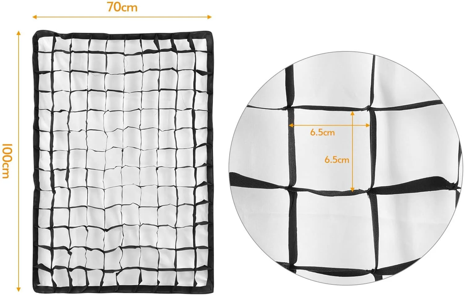 شبکه لانه زنبوری سافت باکس عکاسی ایرومی، 70 در 100 سانتی متر
