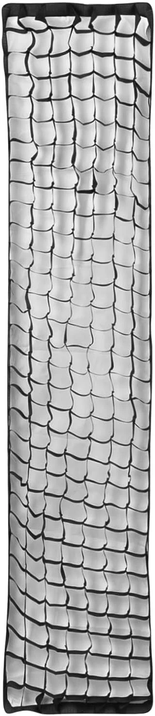 Irovami سافت باکس نواری 35 * 160 سانتی متر / 14 * 63 اینچ با شبکه لانه زنبوری سیاه، رفلکتور سافت باکس برای عکاسی پرتره و محصولات، لوازم جانبی عکاسی