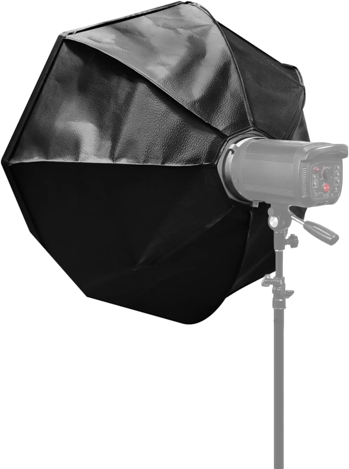 Irovami سافت باکس هشت ضلعی تاشو 120 سانتی متری با مانت بوئنز، 8 میله نگهدارنده، پارچه نرم کننده و کیف حمل برای نور فلاش استودیویی