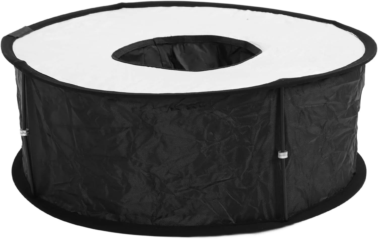 نرم‌باکس فلاش حلقوی Heayzoki، دیفیوزر فلاش نور، دیفیوزر فلاش تاشو قابل حمل 17 اینچی با کیف حمل، تجهیزات عکس برای استودیو، ویدئو، پرتره