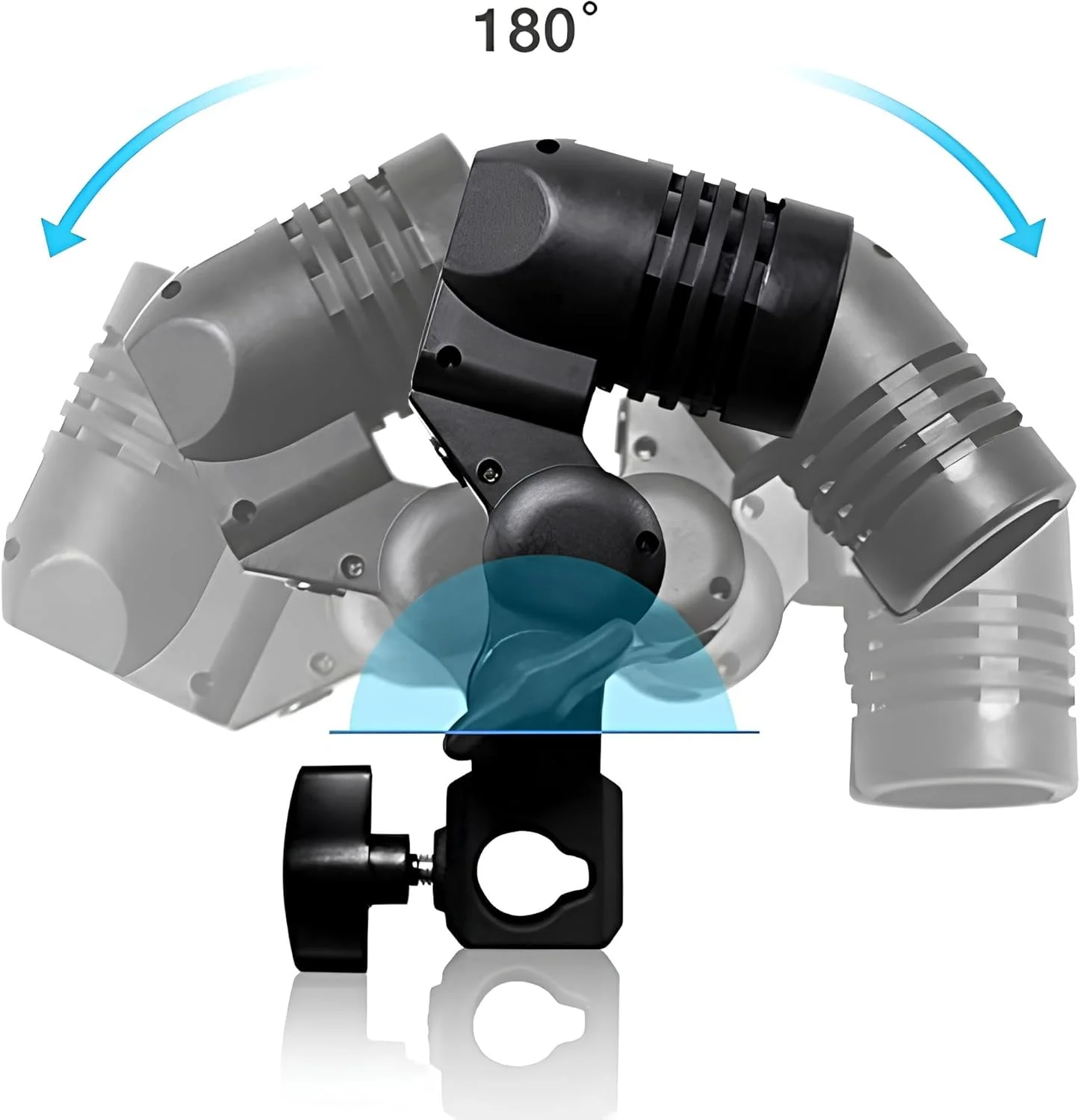 نگهدارنده لامپ نور عکاسی Hiffin® با سوکت E27 و دوشاخه EU (ست 2 عددی نگهدارنده دو لامپ E27)