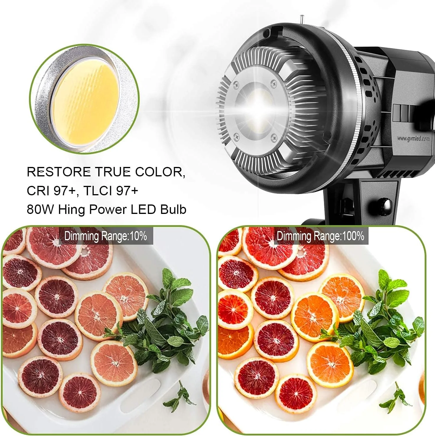 کیت نورپردازی استودیویی 80 واتی GVM Great Video Maker، نور LED با مانت بوون، سافت باکس 60 سانتی متری، پایه سه پایه، نورهای خروجی مداوم 5600K برای عکاسی کیت نورپردازی استودیویی 80 واتی GVM Great Video Maker، نور LED با مانت بوون، سافت باکس 60 سانتی متری، پایه سه پایه، نورهای خروجی مداوم 5600K برای عکاسی