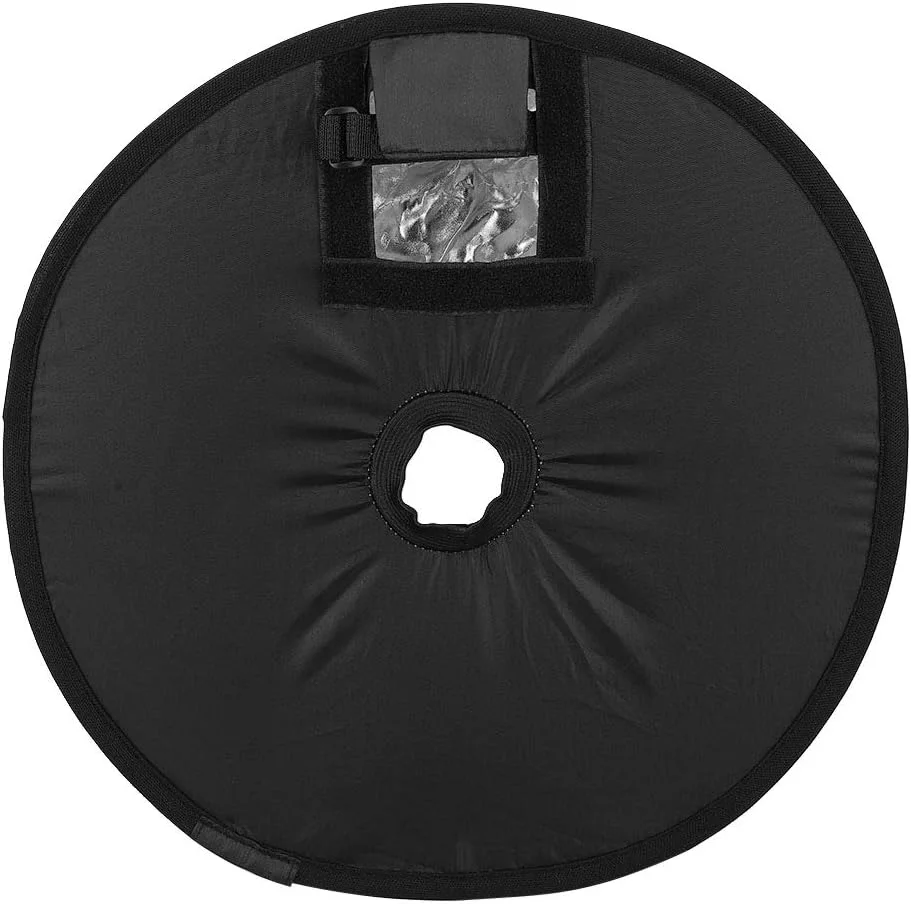 دیفیوزر سافت باکس گرد GOWENIC، 42x16 سانتی متر، دیفیوزر سافت باکس تاشو قابل حمل، هود چراغ فلاش