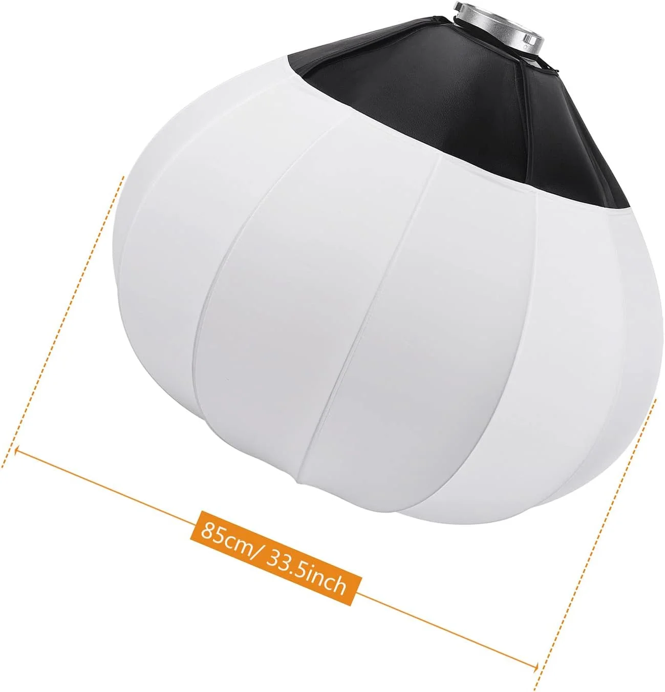 اصلاح کننده نور سافت باکس تاشو مدل فانوسی Graflsoa، قطر 85 سانتی متر، شکل کروی، مناسب برای فلاش استودیویی و لوازم جانبی نورپردازی عکاسی اصلاح کننده نور سافت باکس تاشو مدل فانوسی Graflsoa، قطر 85 سانتی متر، شکل کروی، مناسب برای فلاش استودیویی و لوازم جانبی نورپردازی عکاسی