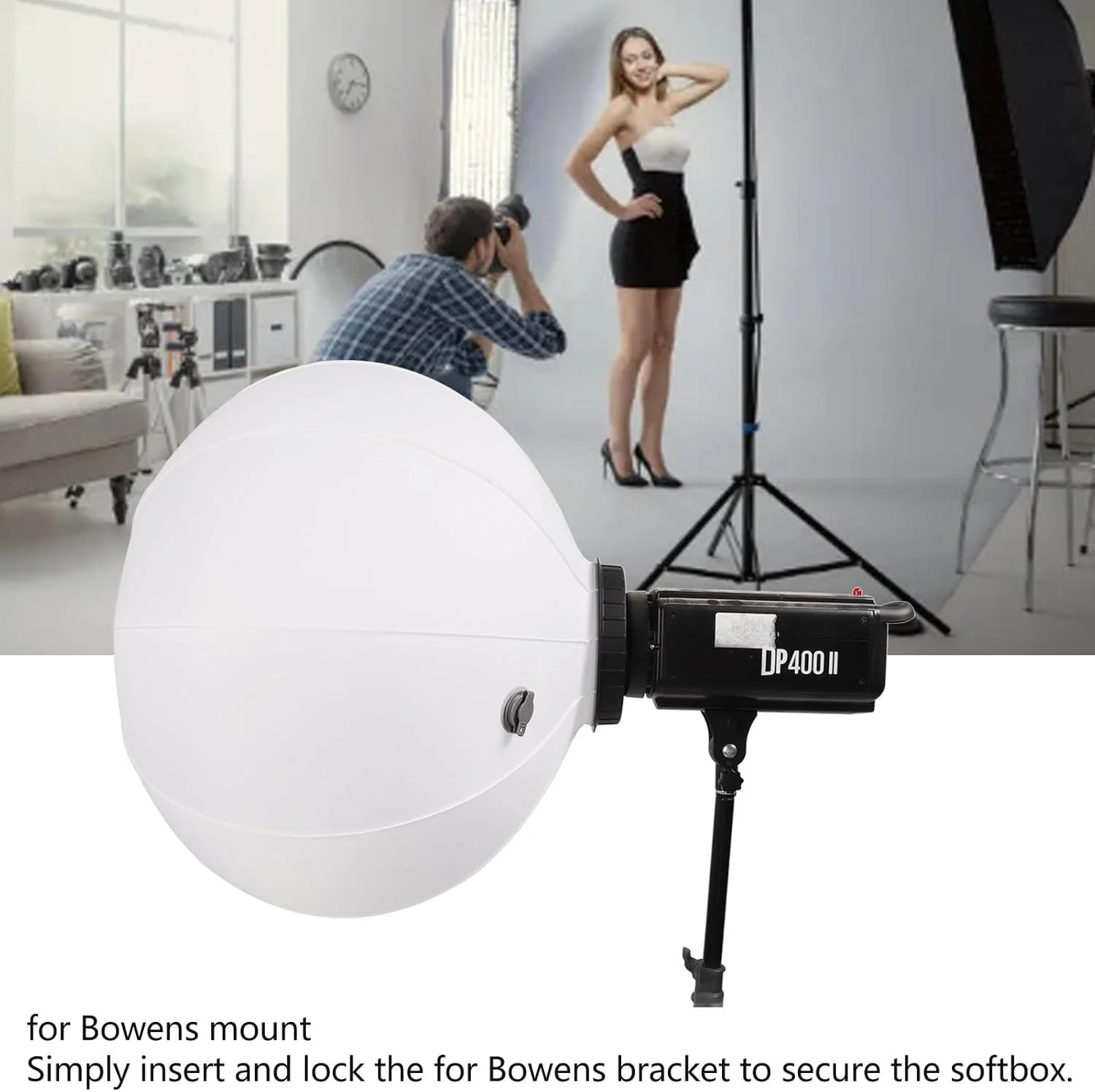 نرم باکس فانوسی GOWENIC 60 سانتیمتری با نصب سریع، اصلاحکننده نور بادی برای مانت فرم، نورپردازی یکنواخت و لایهای، سافت باکس قابل حمل برای عکاسی حرفهای و ضبط ویدیو نرم باکس فانوسی GOWENIC 60 سانتیمتری با نصب سریع، اصلاحکننده نور بادی برای مانت فرم، نورپردازی یکنواخت و لایهای، سافت باکس قابل حمل برای عکاسی حرفهای و ضبط ویدیو