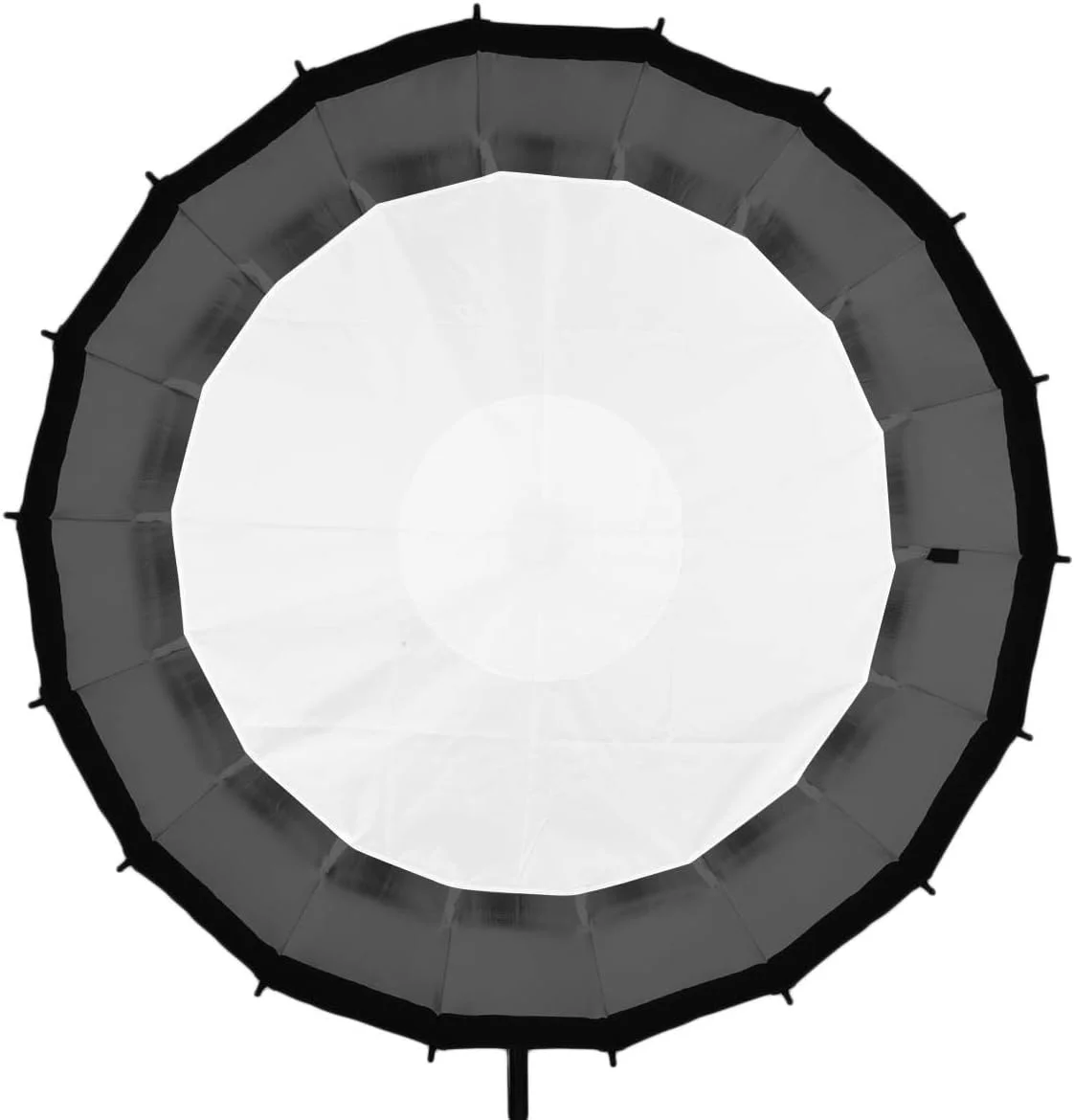 پارچه های پخش کننده نور داخلی و خارجی برای سافت باکس پارابولیک عمیق 55 اینچی Profond Quick-Open با سیستم میله متمرکز کننده