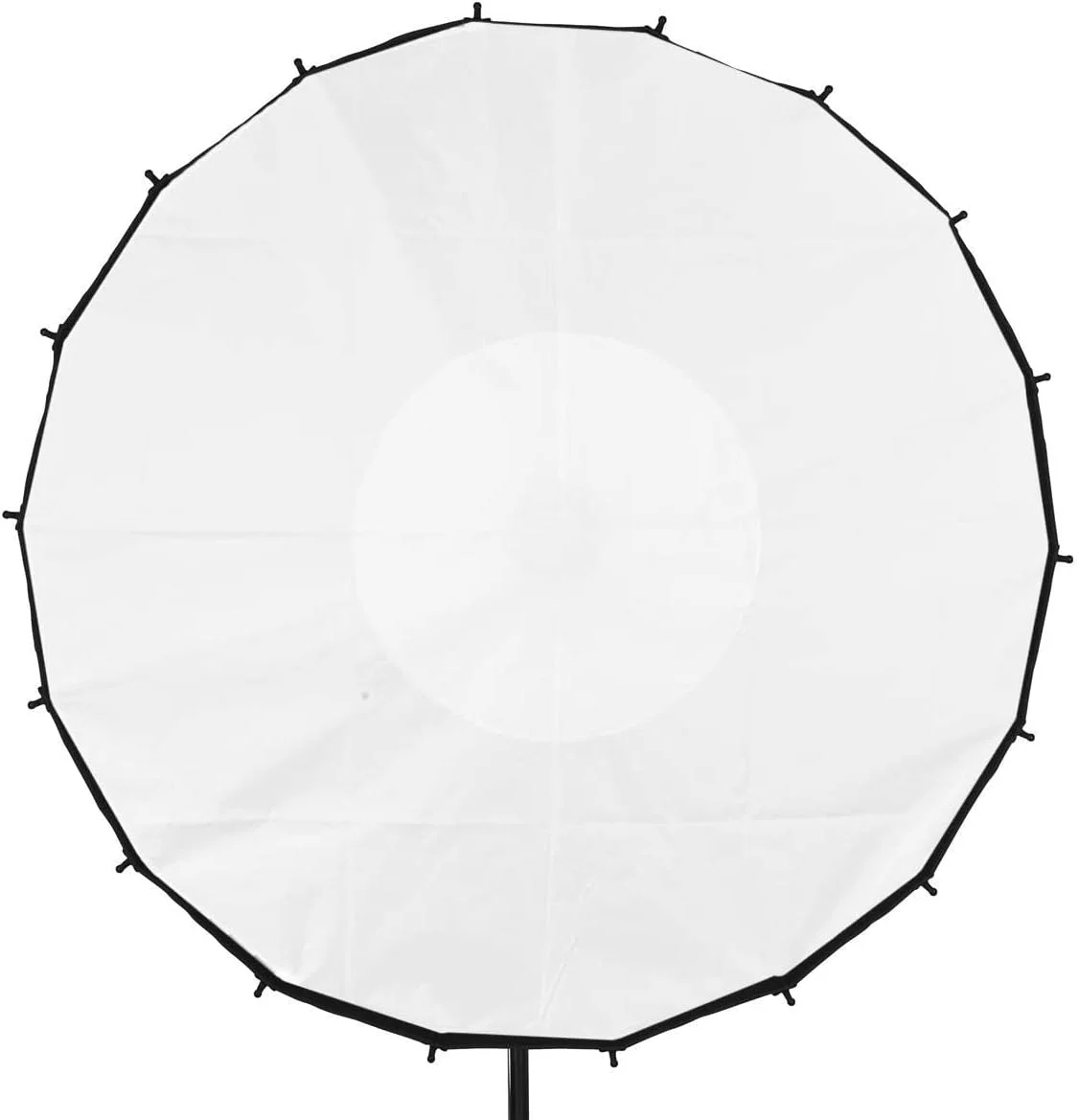 پارچه های پخش کننده نور داخلی و خارجی برای سافت باکس پارابولیک عمیق 55 اینچی Profond Quick-Open با سیستم میله متمرکز کننده