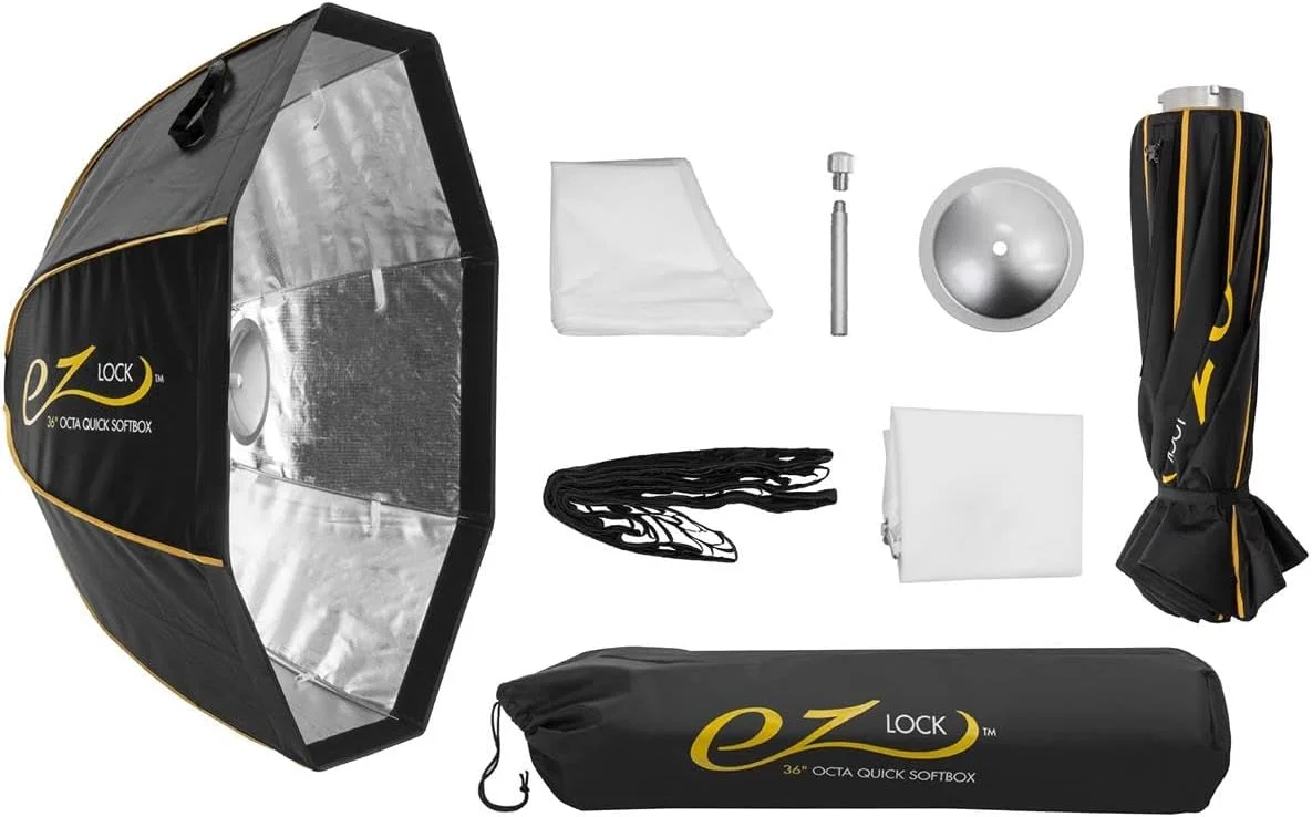 سافت باکس بزرگ هشت ضلعی سریع Glow EZ Lock با مانت بوئنز (36 اینچ)