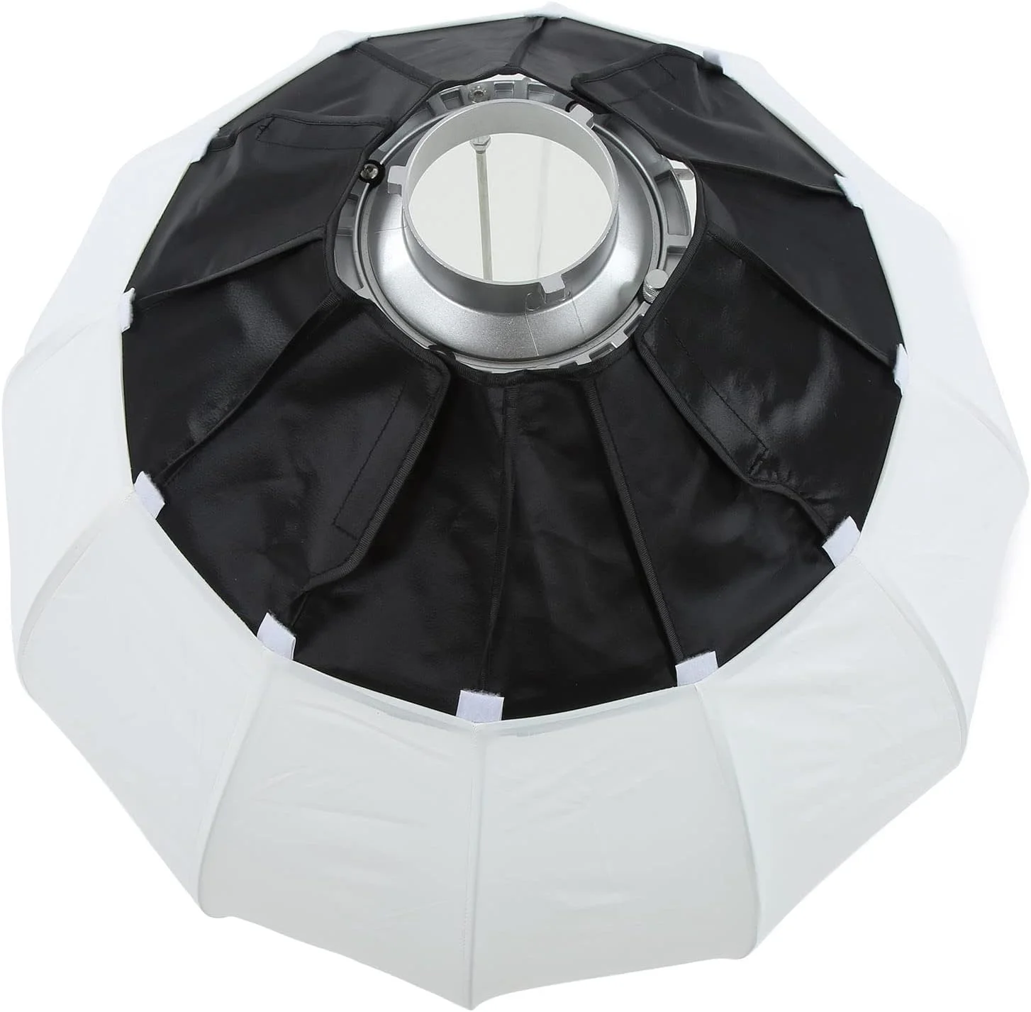 سافت باکس کروی نورپردازی عمومی، سافت باکس تاشو سبک فانوسی با اثر نور یکنواخت برای فیلم های میکرو، پخش زنده و ضبط ویدیو (65 سانتی متر)