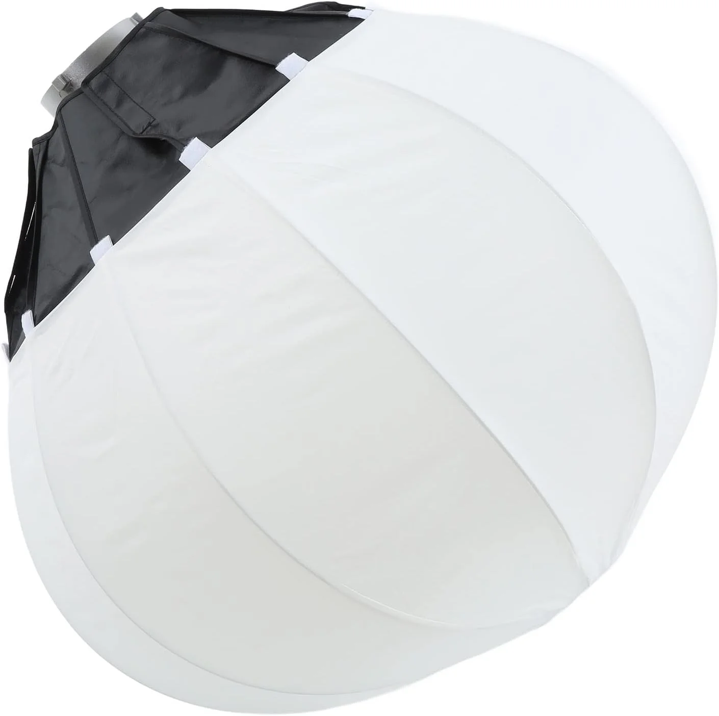 سافت باکس کروی نورپردازی عمومی، سافت باکس تاشو سبک فانوسی با اثر نور یکنواخت برای فیلم های میکرو، پخش زنده و ضبط ویدیو (65 سانتی متر)