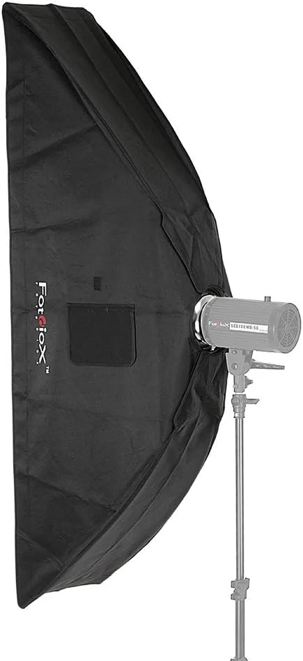 سافت باکس حرفه ای فوتودیوکس 30x142 سانتی متر با اسپید رینگ یونیورسال (قطر 7.6-15.2 سانتی متر)