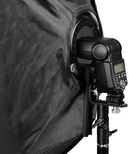 حلقه اتصال سافت باکس استودیویی Fotodiox Pro EZ Pro، برای فلاش های نیکون، کانن، پنتاکس، الیمپوس، ویویتار، متز، نیسین و یونگنو