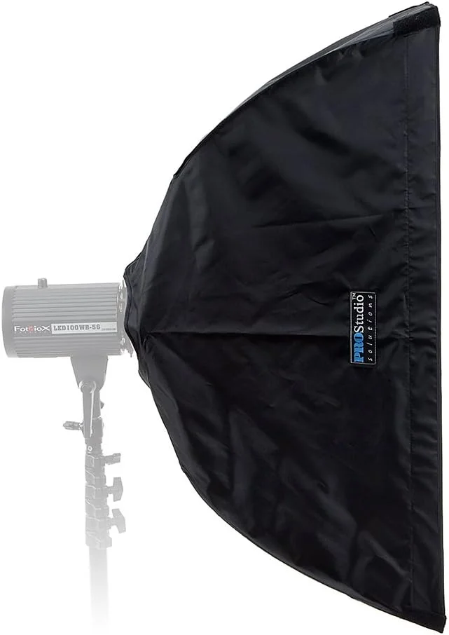 سافت باکس استریپ Fotodiox EZ-Pro 9x36 (22x90cm) - سافت باکس استریپ تاشو با اسپید رینگ Broncolor برای Bronocolor (Pulso، Primo و Unilite)، Flashman و سازگار