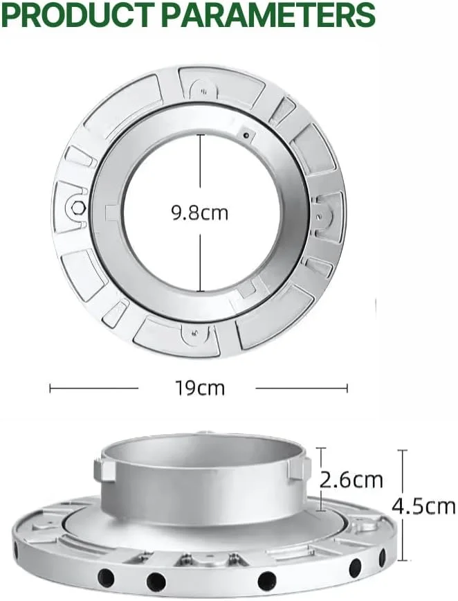 حلقه تبدیل مانت بوئنز Fotoconic برای فلاش استودیویی، مونو لایت و سافت باکس