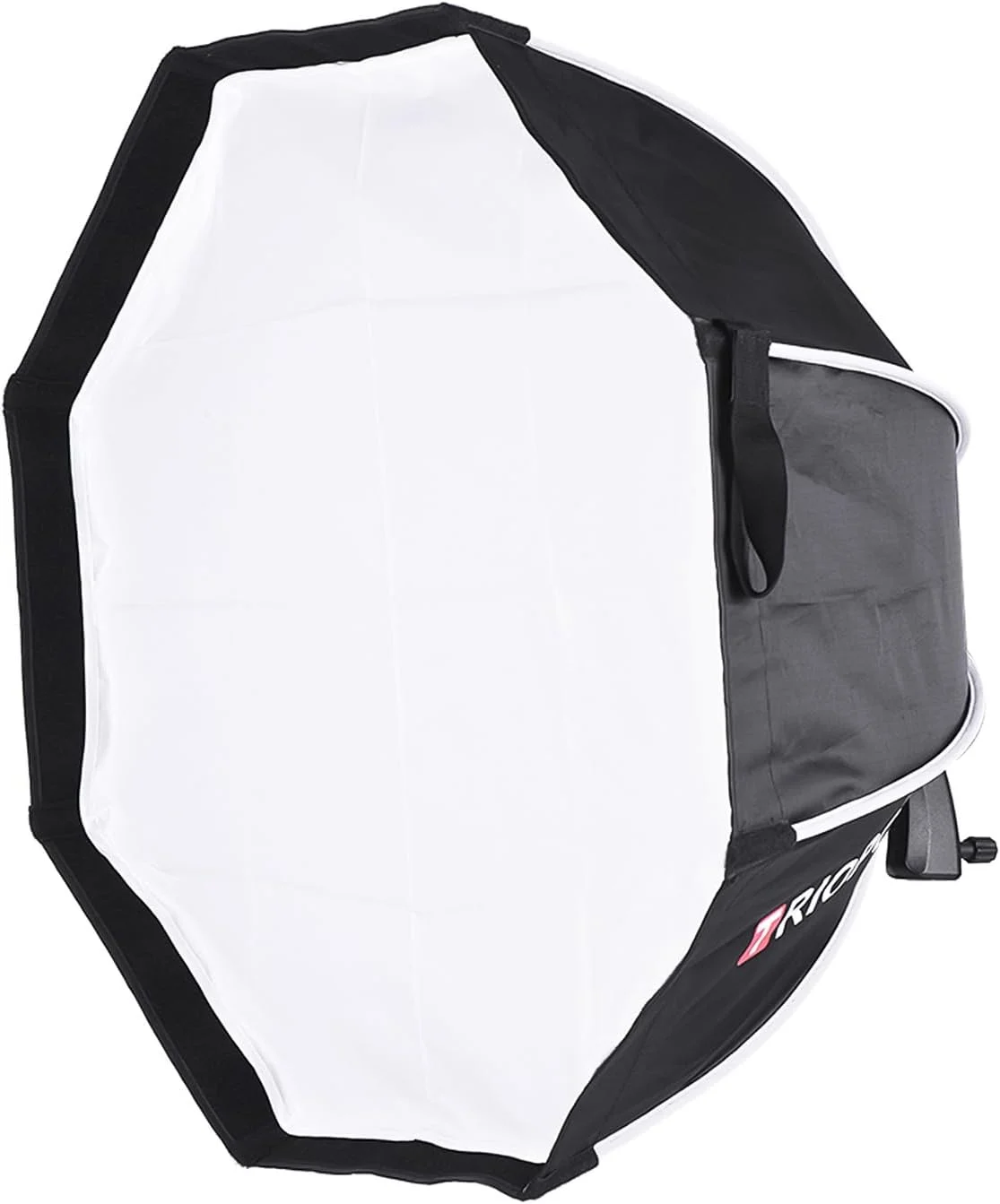 سافت باکس هشت ضلعی تاشو 65 سانتی متری 8 میله ای با پارچه نرم و دسته برای فلاش دوربین