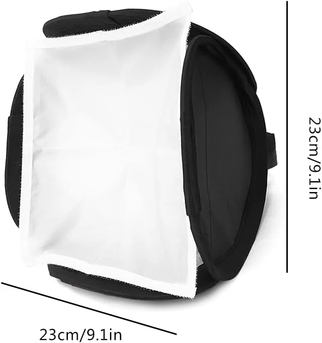 سافت باکس تاشو، سافت باکس قابل حمل و بادوام، پارچه مناسب برای فلاش های روی دوربین