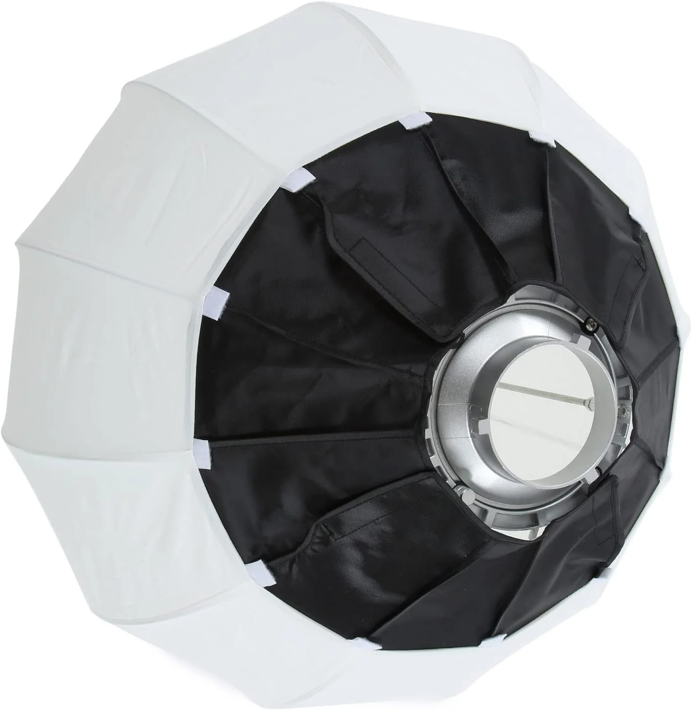 نرم باکس فانوسی تاشو Folany، بادوام، جعبه نرم کروی شکل، ساخت حرفه ای ساده برای ضبط ویدیو، فیلم کوتاه و پخش زنده (65 سانتی متر)