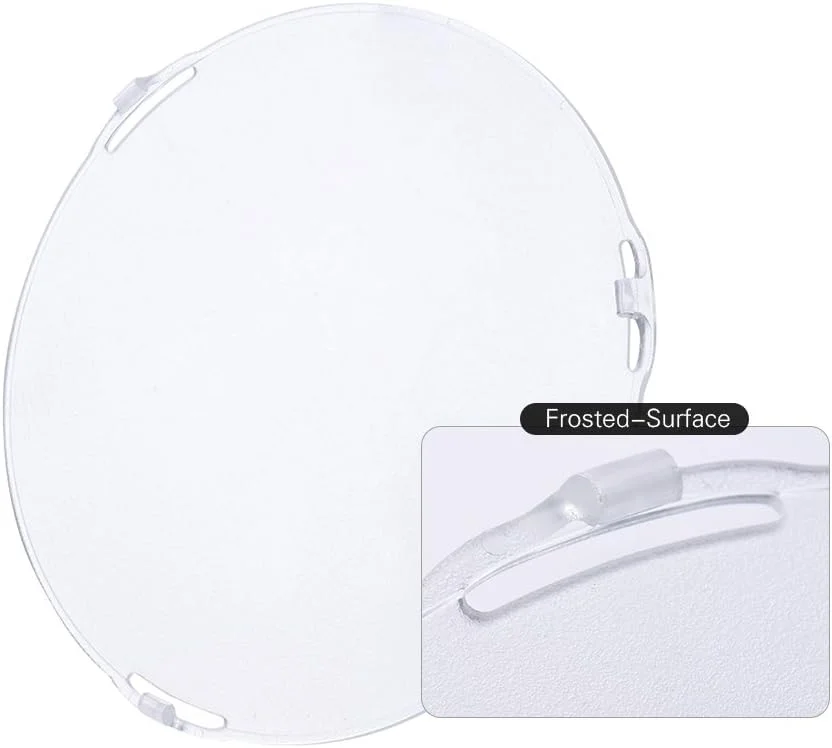 صفحه پخش کننده نور مات 18.5 سانتی متری قابل حمل استودیوی عکس برای مانت بوئنز، رفلکتور استاندارد 7 اینچی صفحه پخش کننده نور مات 18.5 سانتی متری قابل حمل استودیوی عکس برای مانت بوئنز، رفلکتور استاندارد 7 اینچی