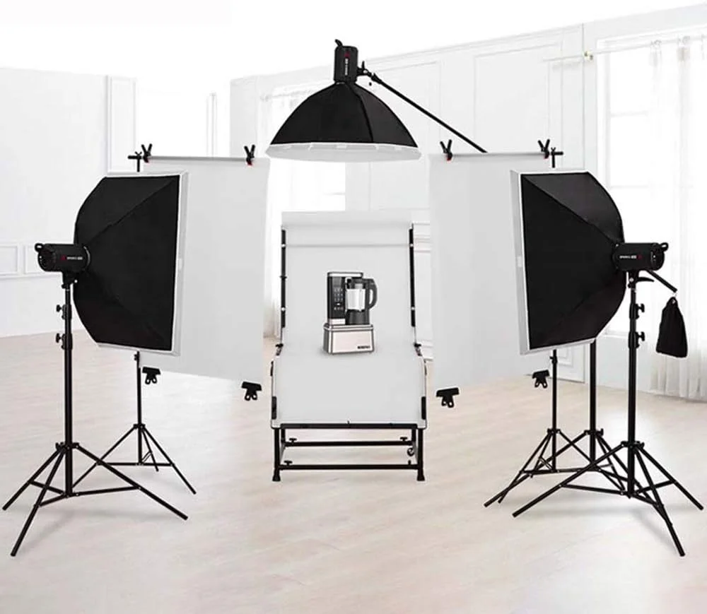 سافت باکس اسپیدلایت 90 سانتی متری QSTF، فلاش استودیویی، سافت باکس چتری اسپیدلایت به همراه کیف حمل برای عکاسی پرتره یا محصول.