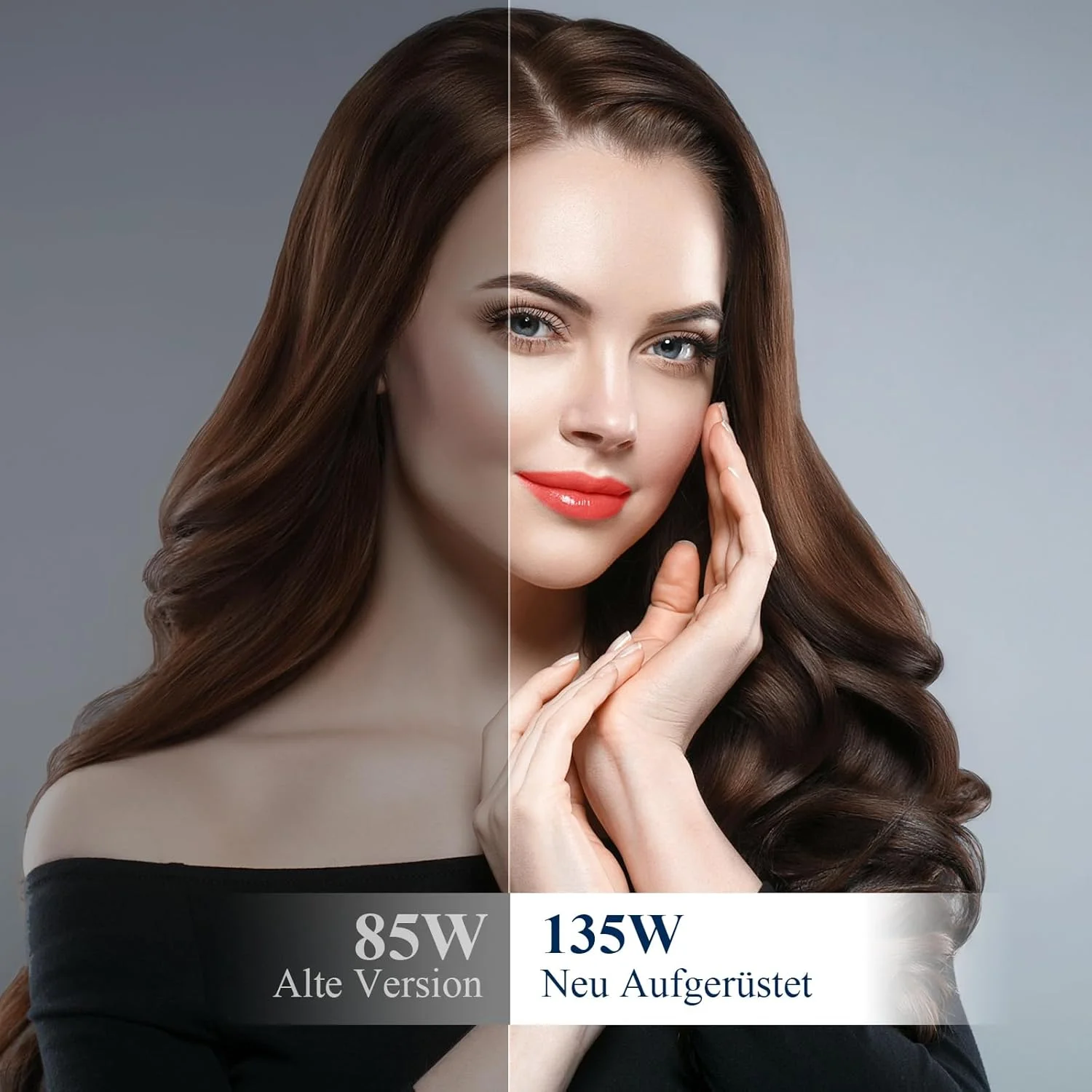 نرم باکس 135 وات FGen 5500 کلوین، نور عکس پایه چهار پایه ارتقا یافته، لامپ ال ای دی تک رنگ 83CRI، کیت نورپردازی عکس 50 × 70 سانتی متر، کابل 3 متری بلندتر با رابط E27 برای نور استودیویی عکس