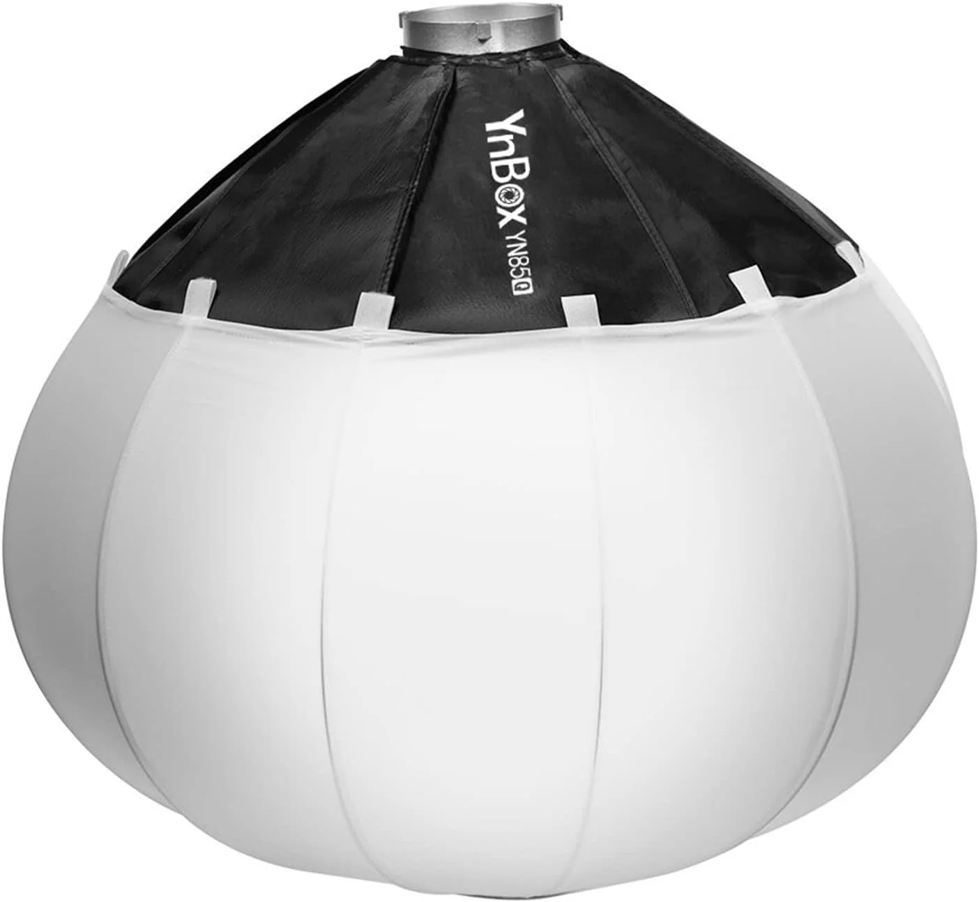 فاوونو YN85Q سافت باکس فانوسی 85 سانتی‌متری / 33.5 اینچی، سافت باکس کروی تاشو با نصب سریع Bowens Mount، لوازم جانبی نورپردازی ویدیویی استودیویی به همراه کیف حمل