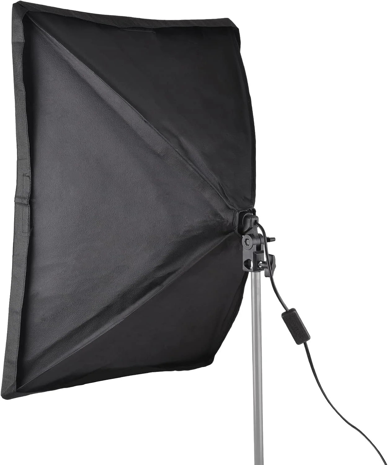 کیت نورپردازی استودیویی Fawoonu با سافت باکس 50x70 سانتی‌متری، نور LED دو رنگ 45 واتی 3200K-5600K و کنترل از راه دور برای عکس‌برداری پرتره، محصول و ویدیو