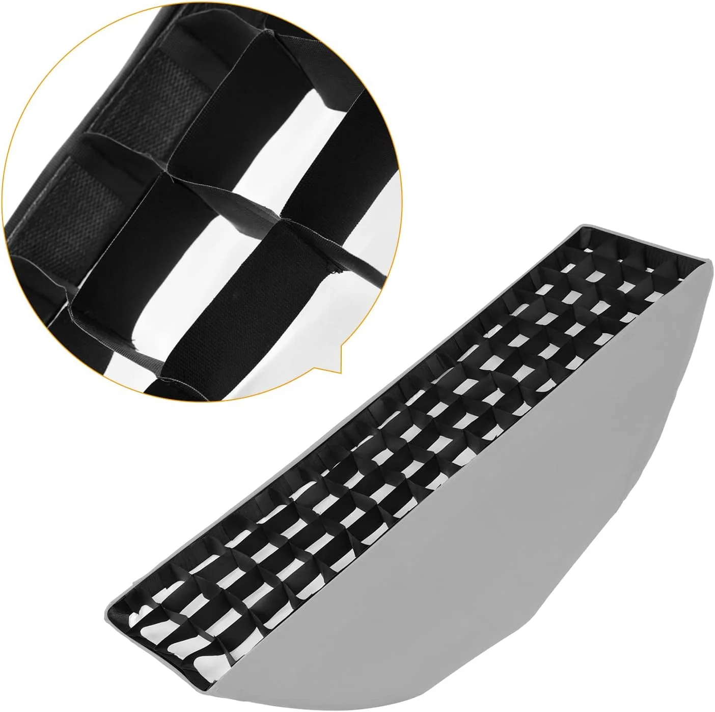 لانه زنبوری سافت باکس نواری فاوونو 22 * 90 سانتی متر، رفلکتور سافت باکس، لوازم جانبی عکاسی پرتره و محصولات