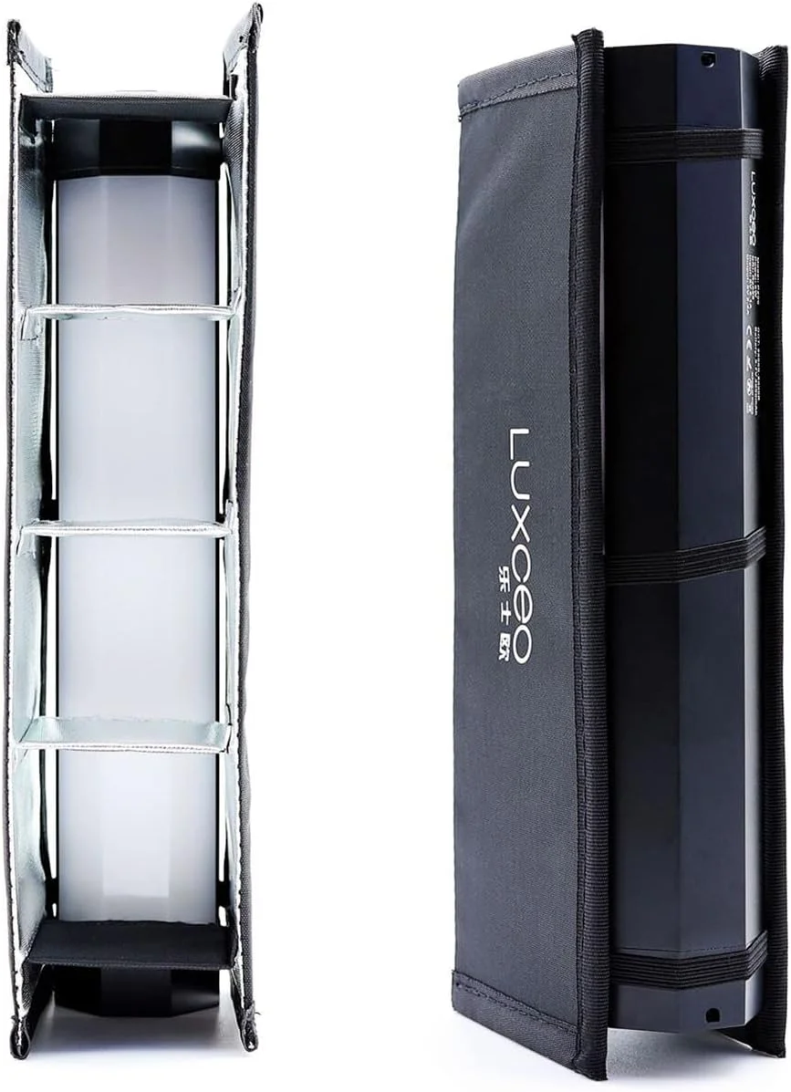 نرم‌باکس Fawoonu با گرید تاشو لانه زنبوری مناسب برای نور ویدئویی ال‌ای‌دی RGB P200، مناسب برای عکاسی استودیویی پرتره و ویدئوهای محصول، 212x67 میلی‌متر